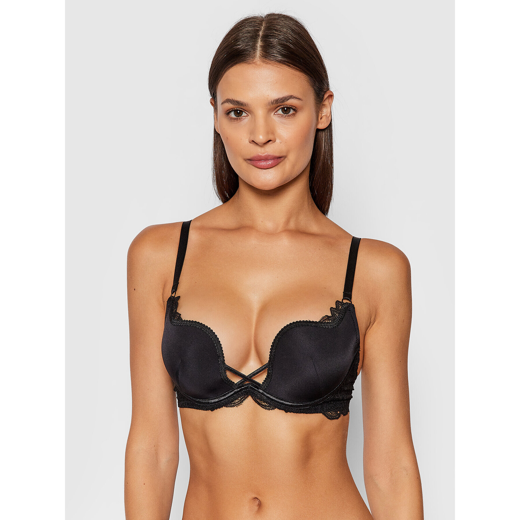 Esotiq Sutien Push-up Claudia 35431 Negru - Pled.ro