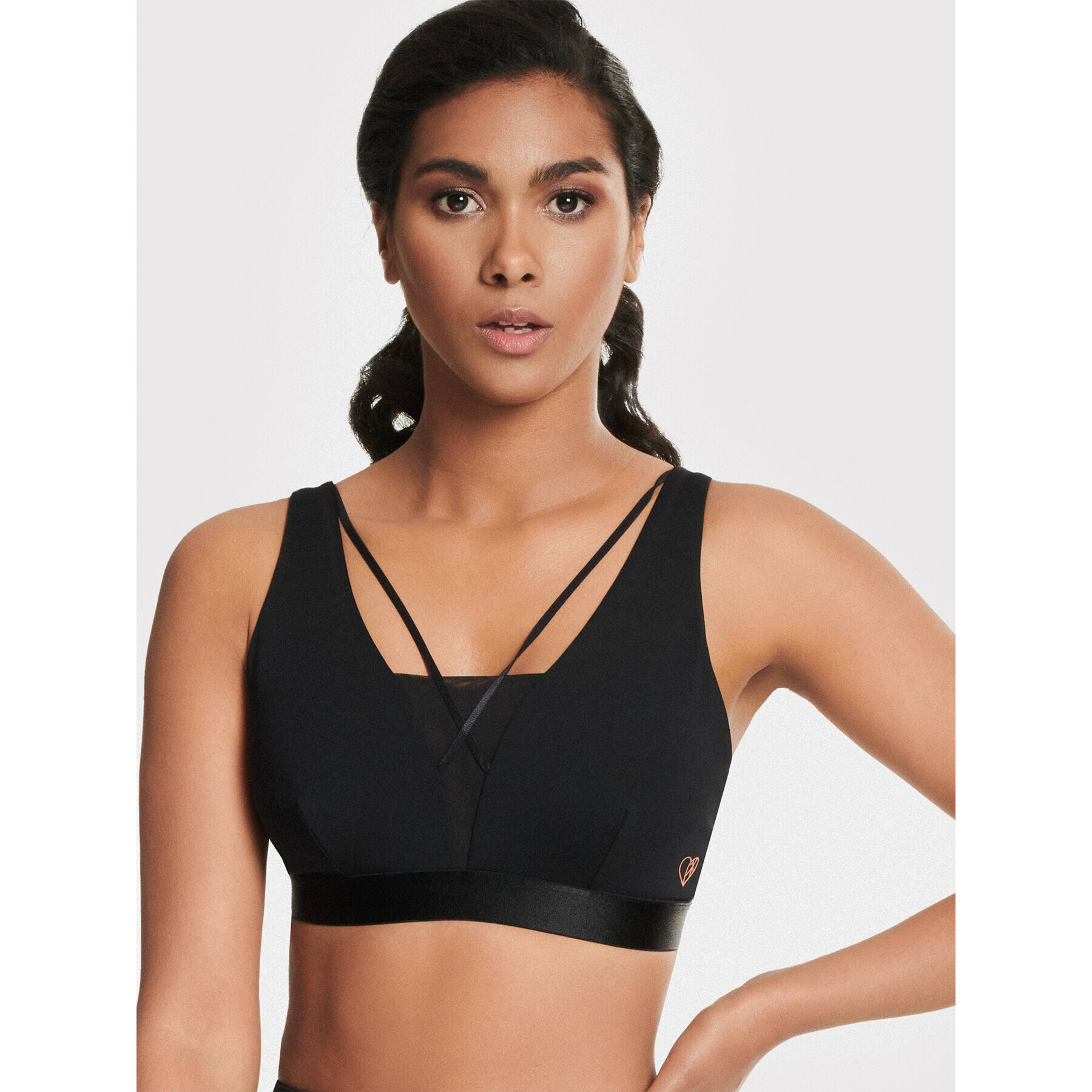 Esotiq Sutien top Aero 39030 Negru - Pled.ro