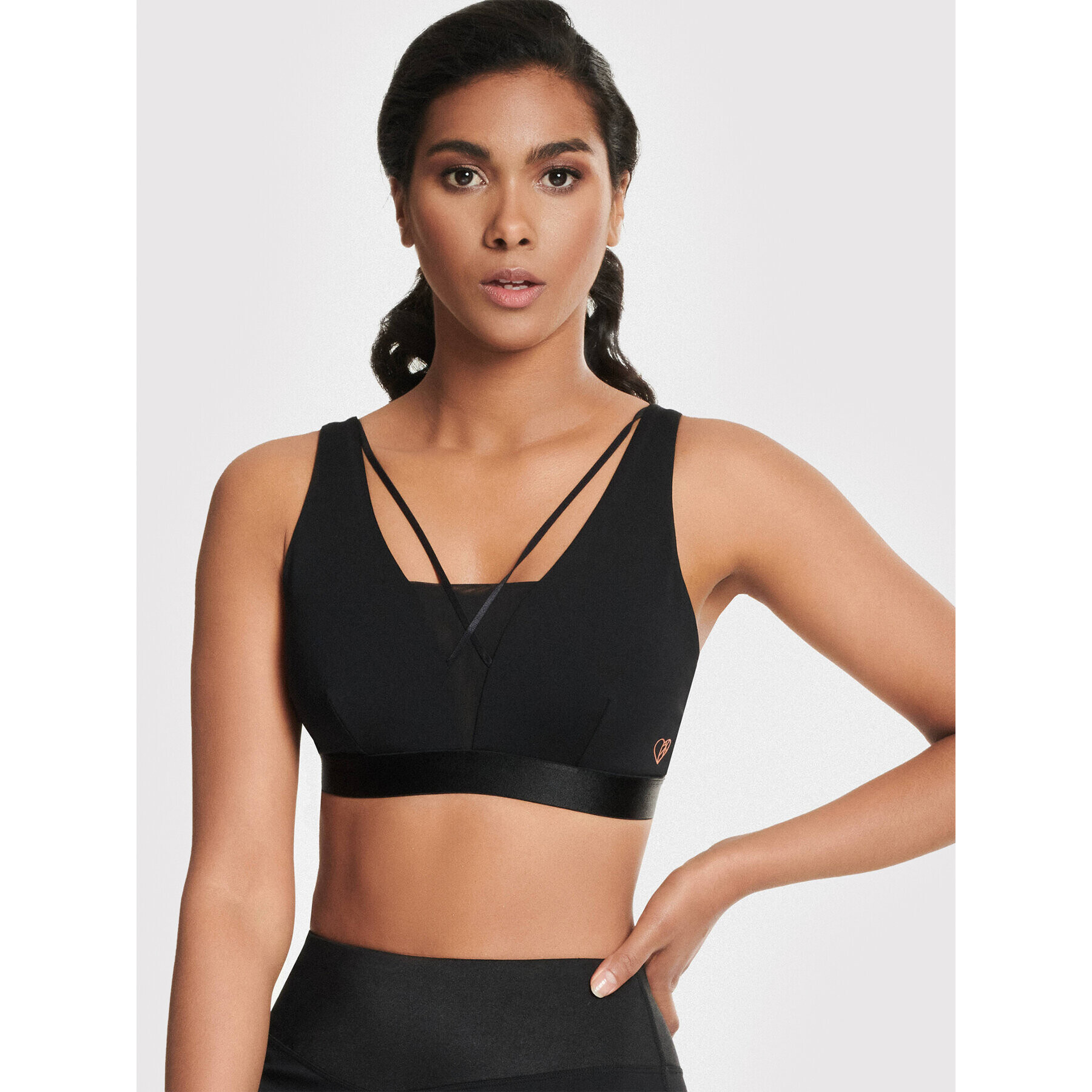 Esotiq Sutien top Aero 39030 Negru - Pled.ro