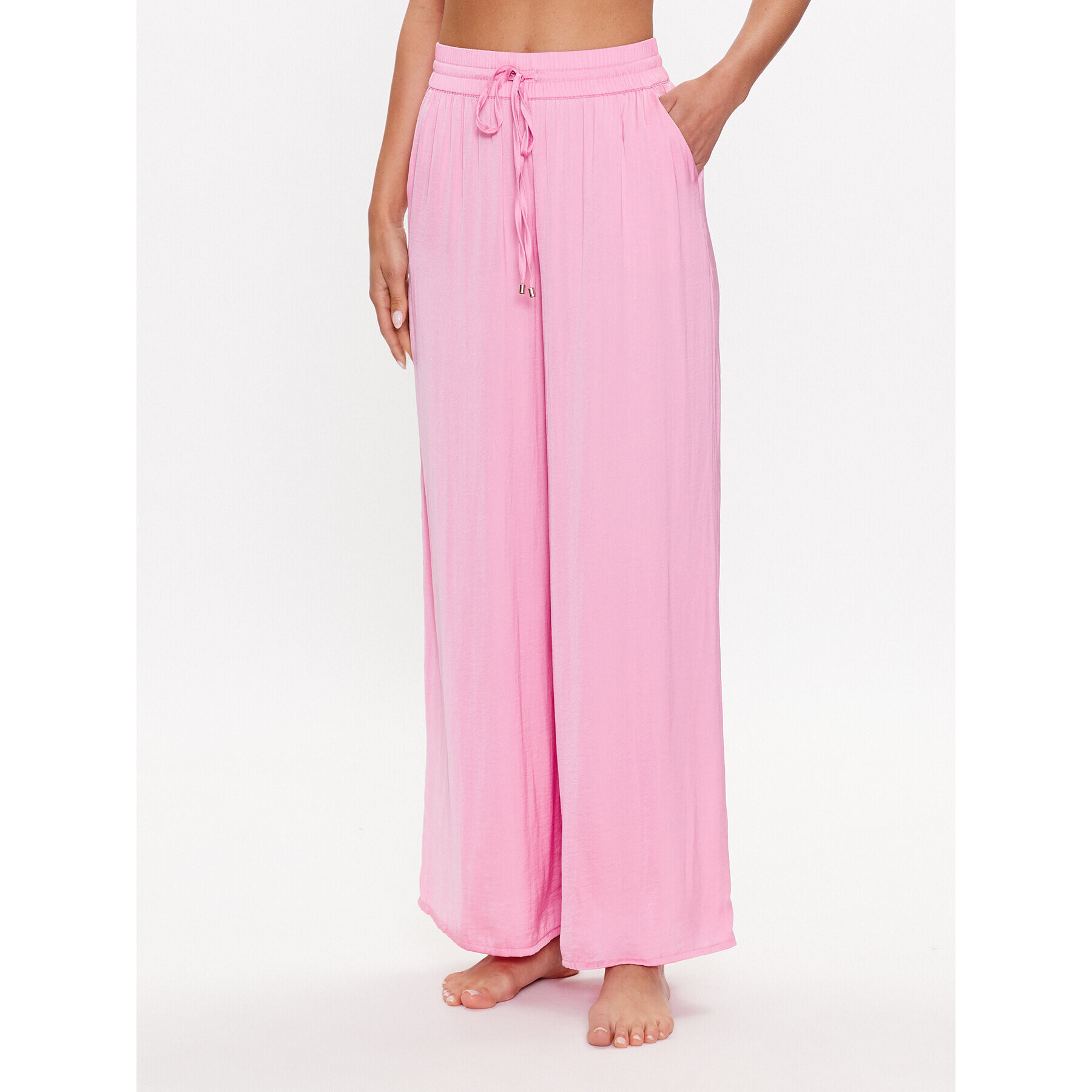 Etam Pantaloni pijama 6538943 Roz Relaxed Fit - Pled.ro