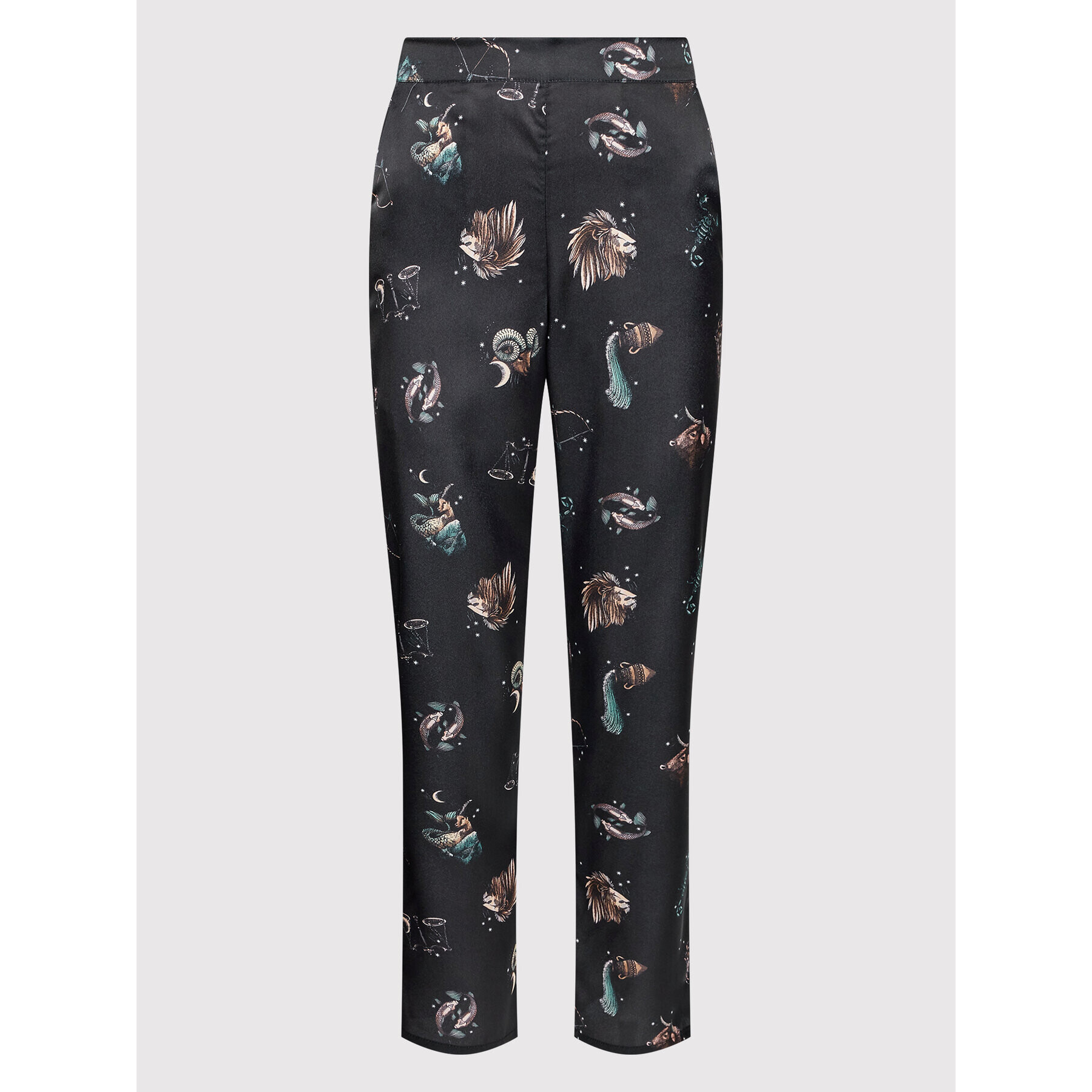 Etam Pantaloni pijama Asthro 6531062 Negru Regular Fit - Pled.ro