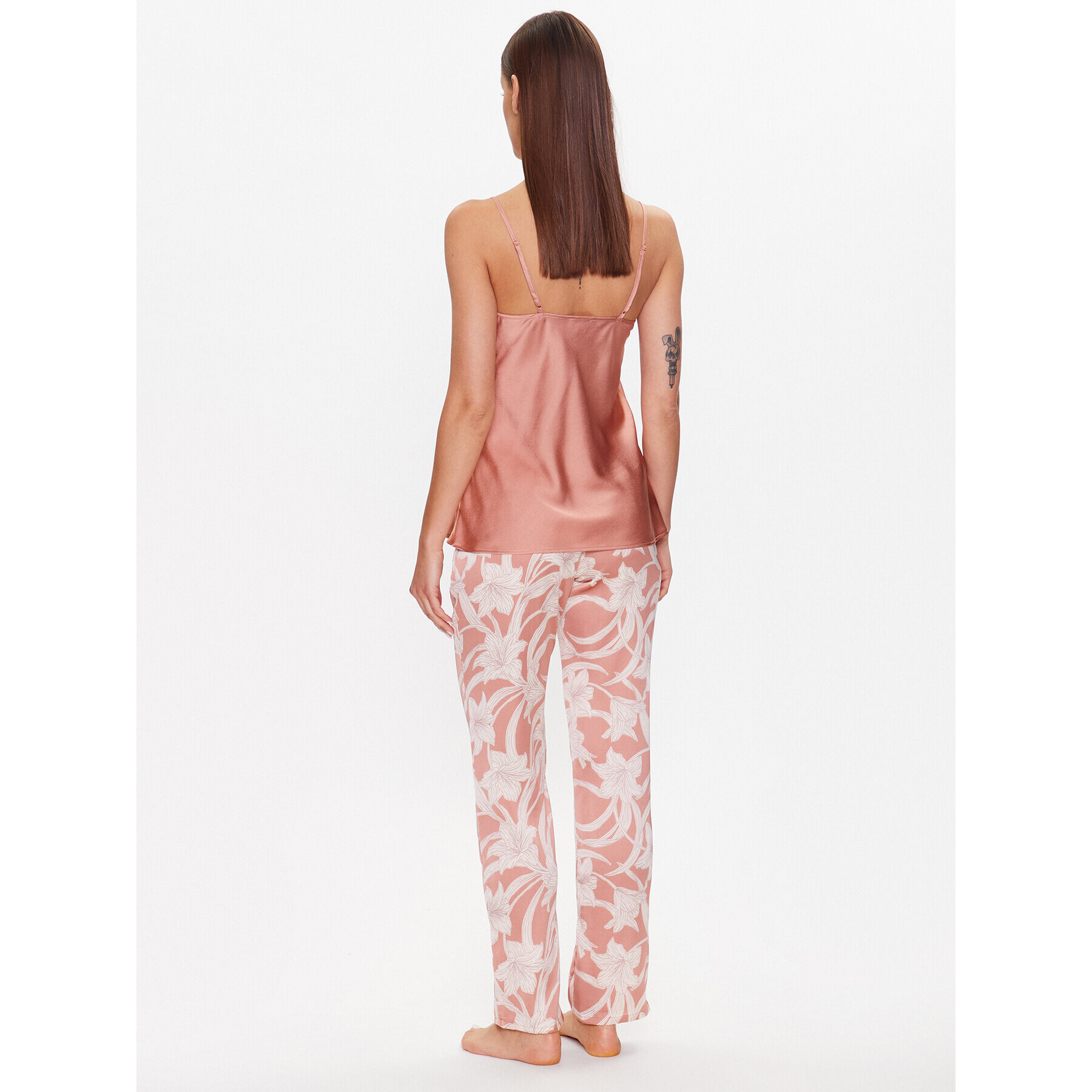 Etam Pijama 6538232 Roz Regular Fit - Pled.ro