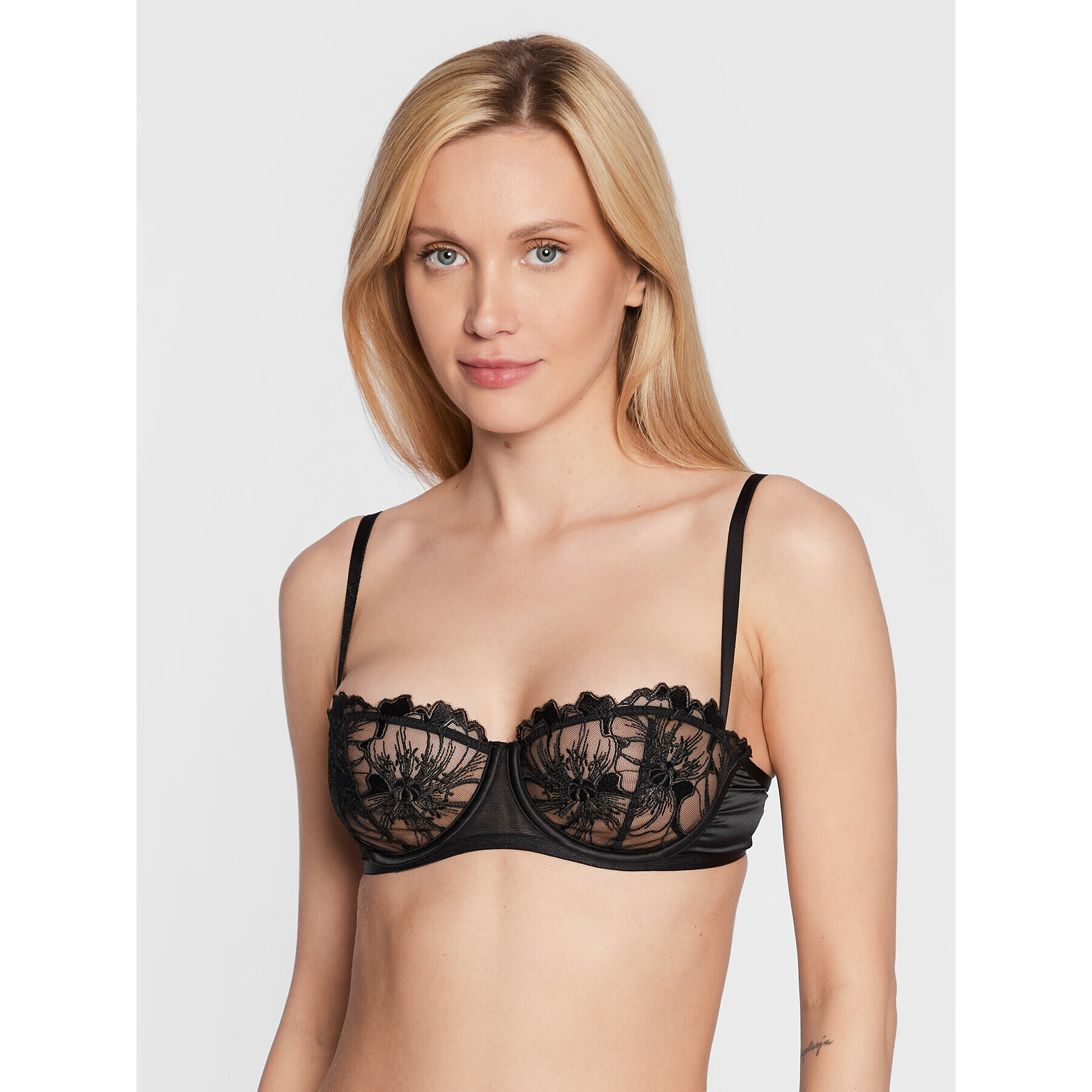 Etam Sutien Balconette Amaryllis 6523973 Negru - Pled.ro