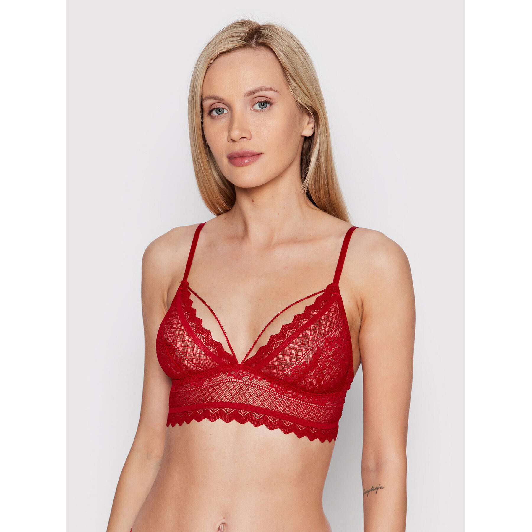 Etam Sutien Bralette Hymne 6529448 Roșu - Pled.ro