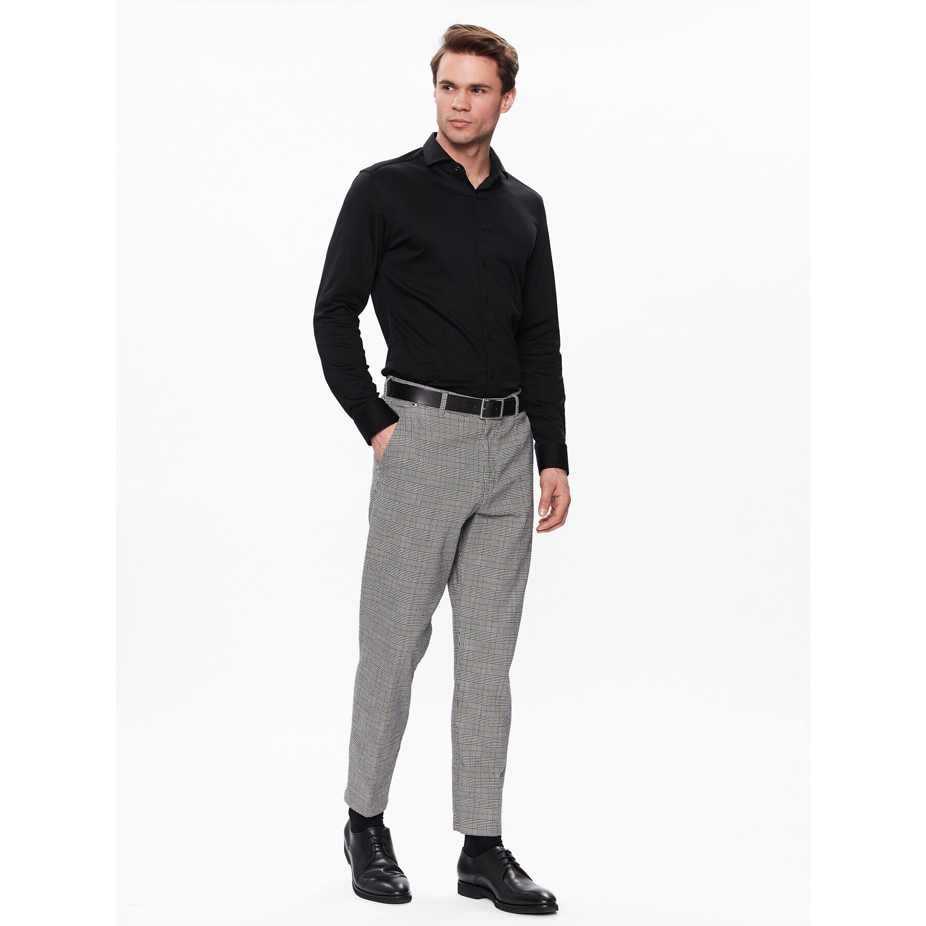 Eterna Cămașă 2159/YS82 Negru Slim Fit - Pled.ro