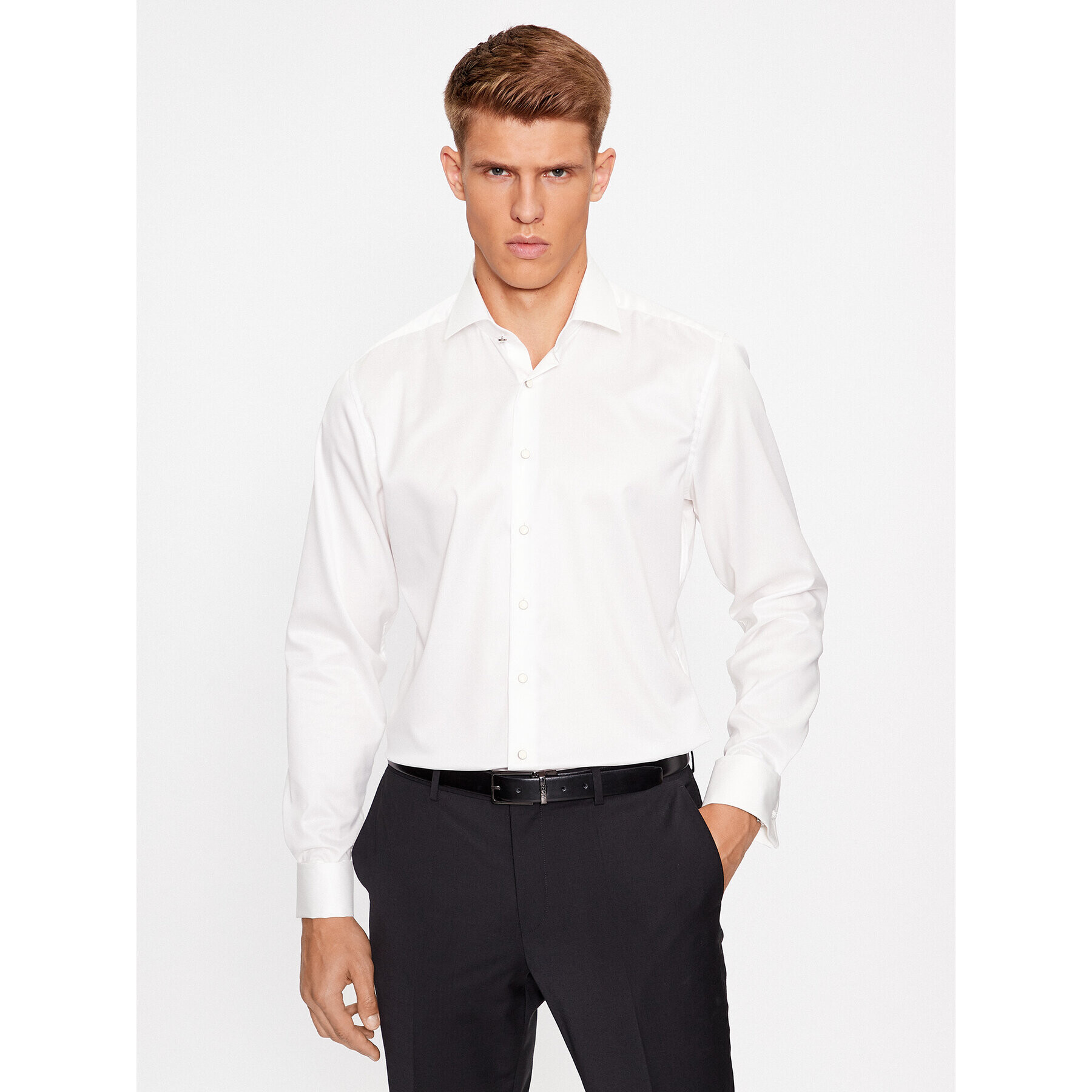 Eterna Cămașă 8217/F659 Alb Slim Fit - Pled.ro