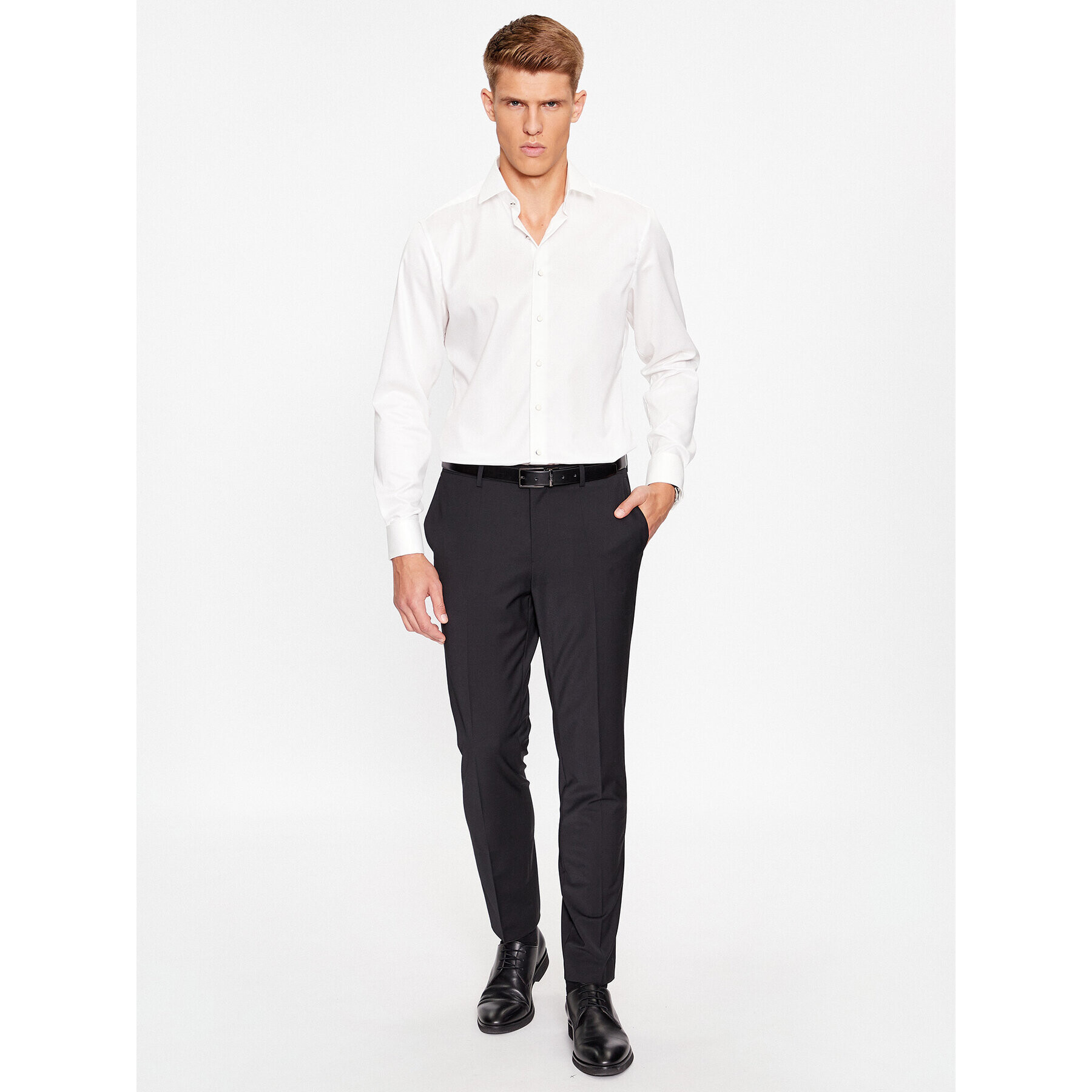 Eterna Cămașă 8217/F659 Alb Slim Fit - Pled.ro