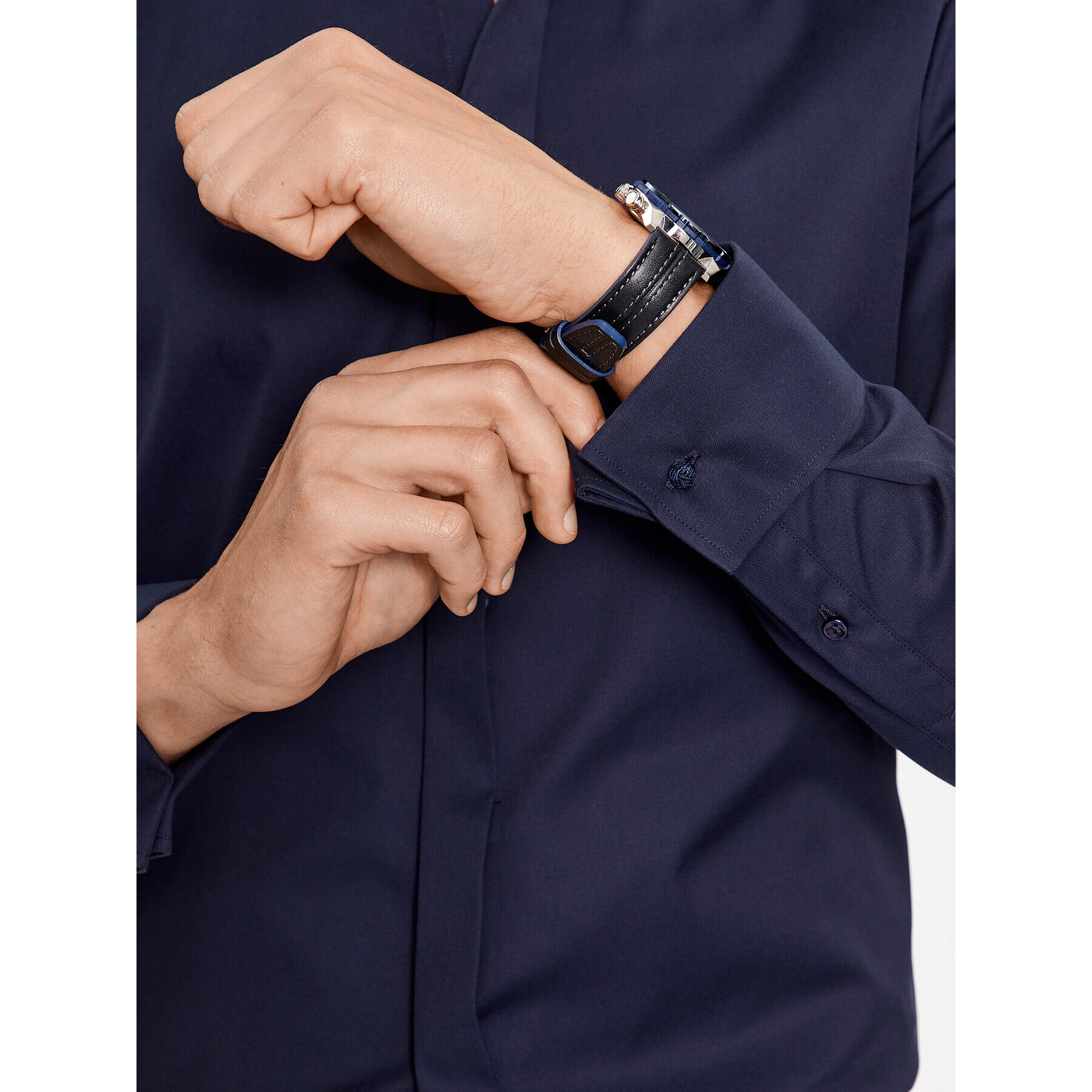 Eterna Cămașă 8817/F392 Bleumarin Slim Fit - Pled.ro