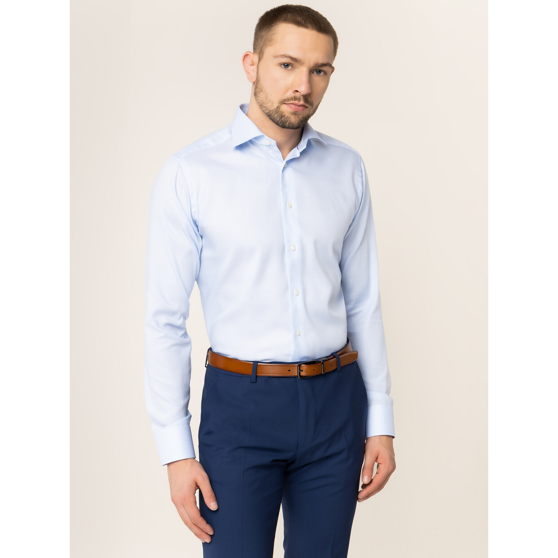 Eton Cămașă 100000084 Albastru Slim Fit - Pled.ro