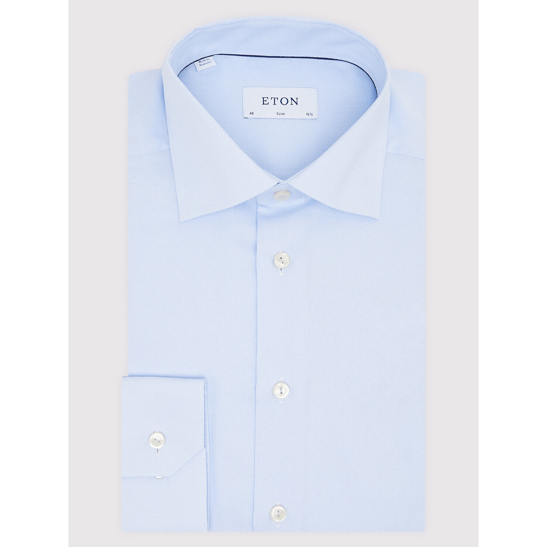 Eton Cămașă 100002451 Albastru Slim Fit - Pled.ro