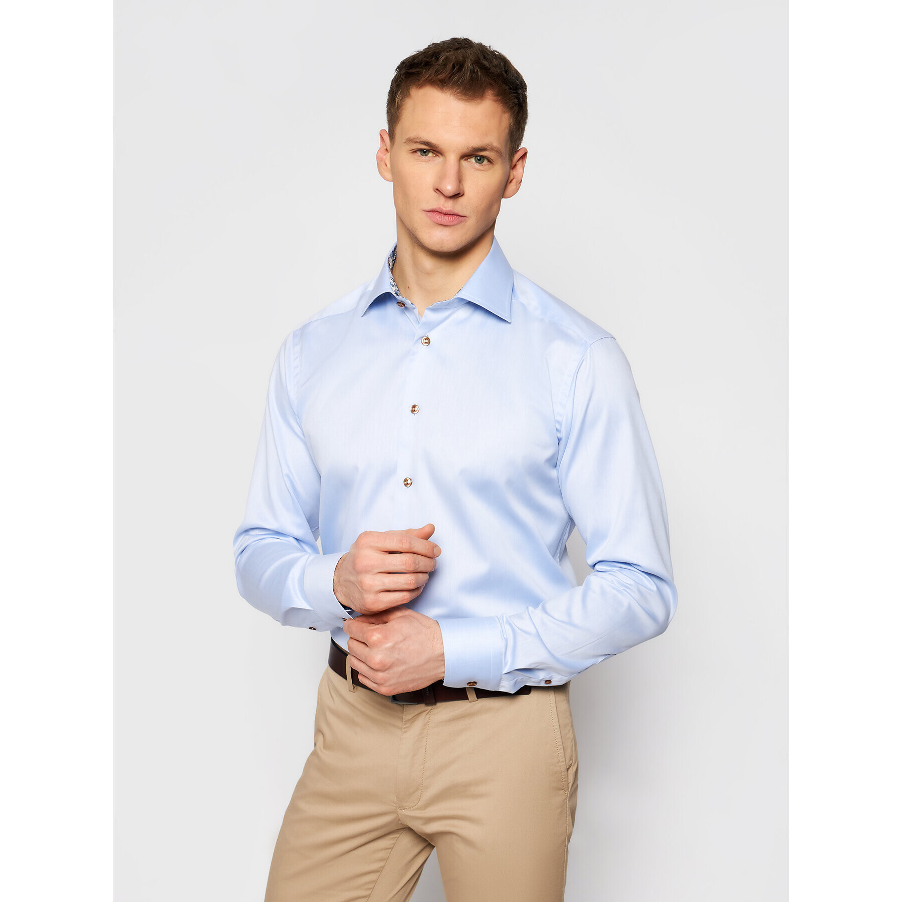 Eton Cămașă 100003019 Albastru Slim Fit - Pled.ro