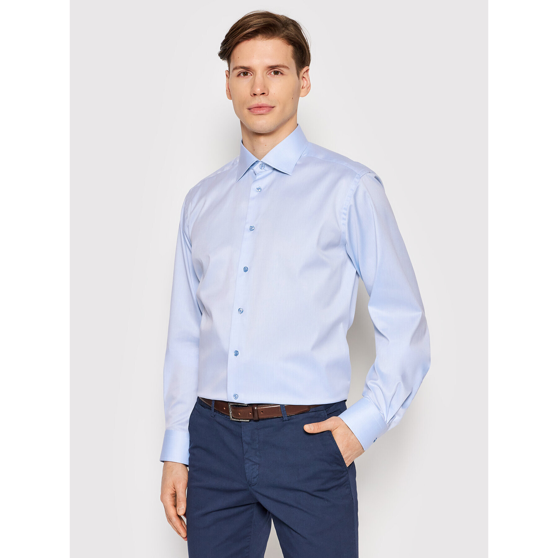 Eton Cămașă 100003314 Albastru Regular Fit - Pled.ro