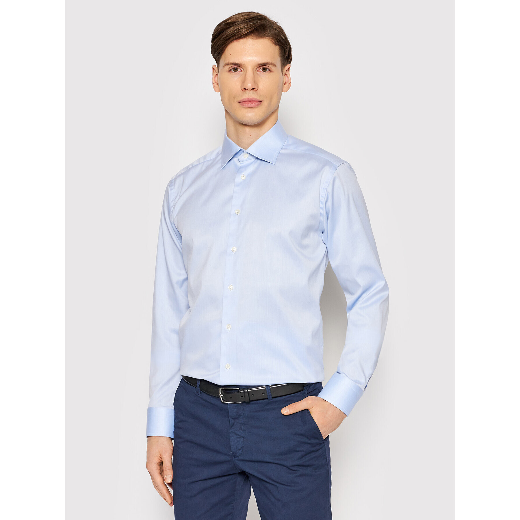 Eton Cămașă 100003315 Albastru Slim Fit - Pled.ro