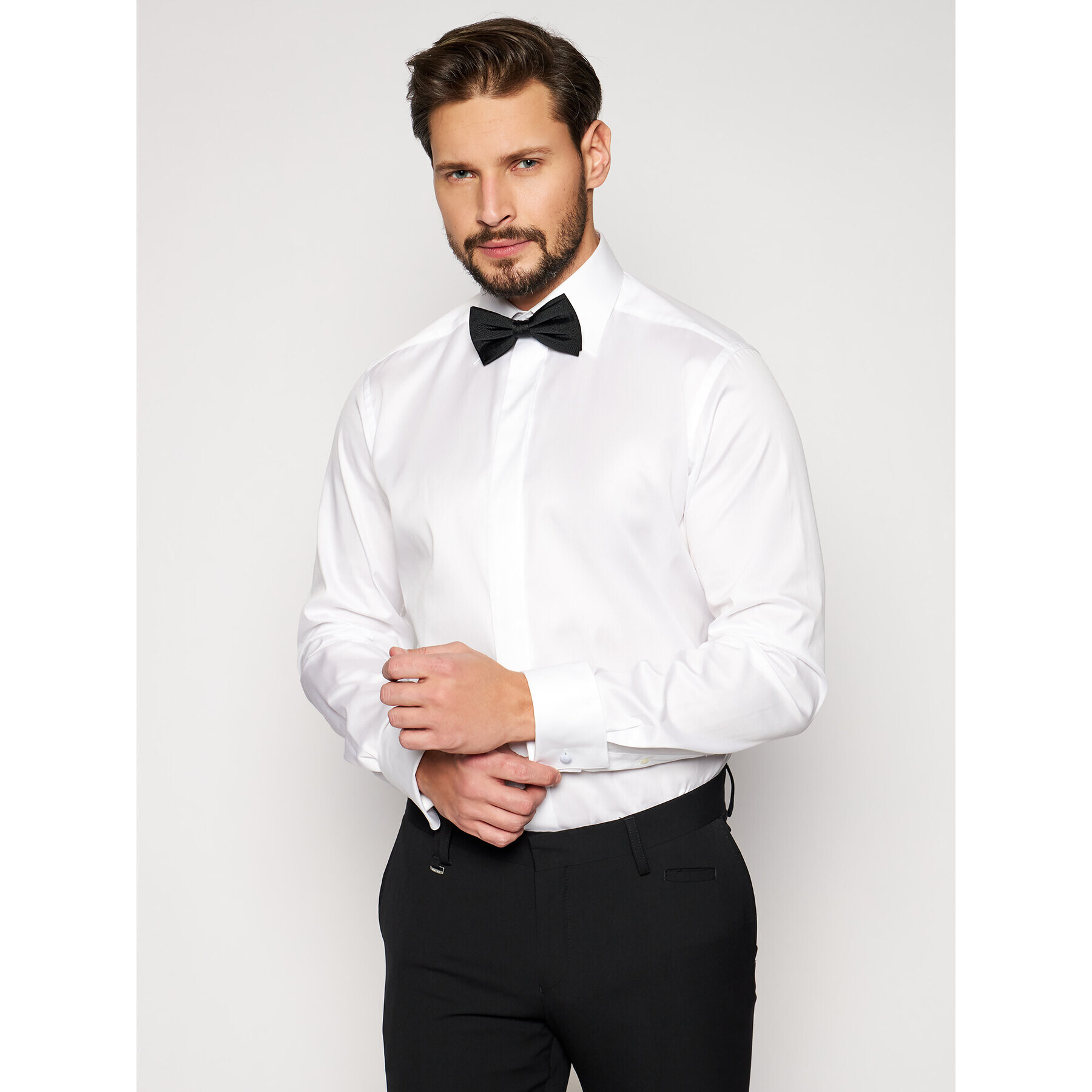 Eton Cămașă 300070318 Alb Slim Fit - Pled.ro