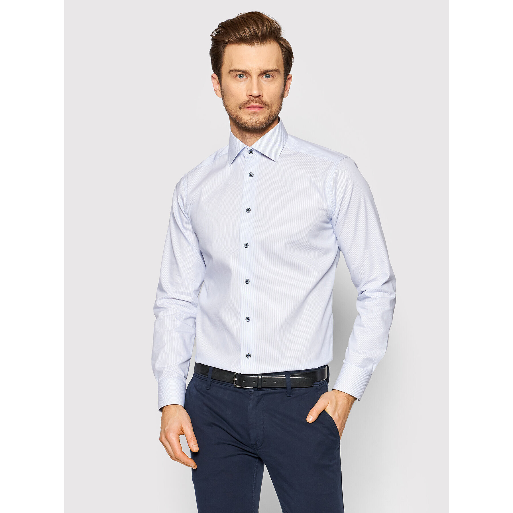 Eton Cămașă 100003271 Albastru Slim Fit - Pled.ro