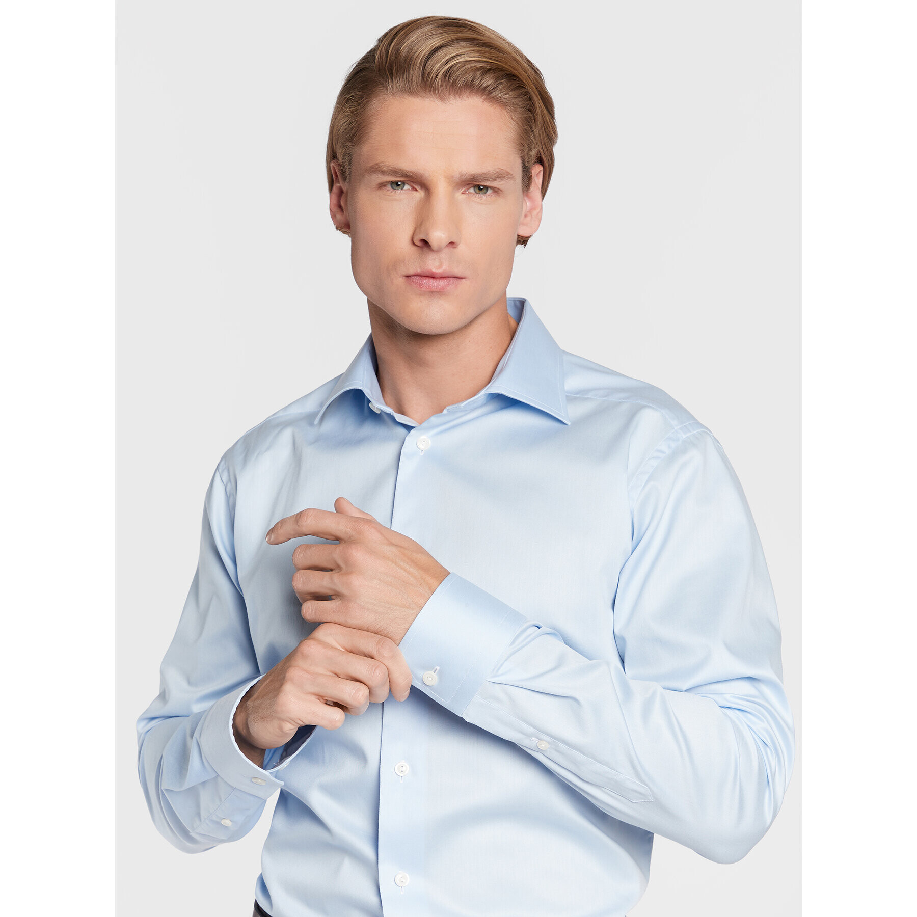 Eton Cămașă 100003710 Albastru Slim Fit - Pled.ro