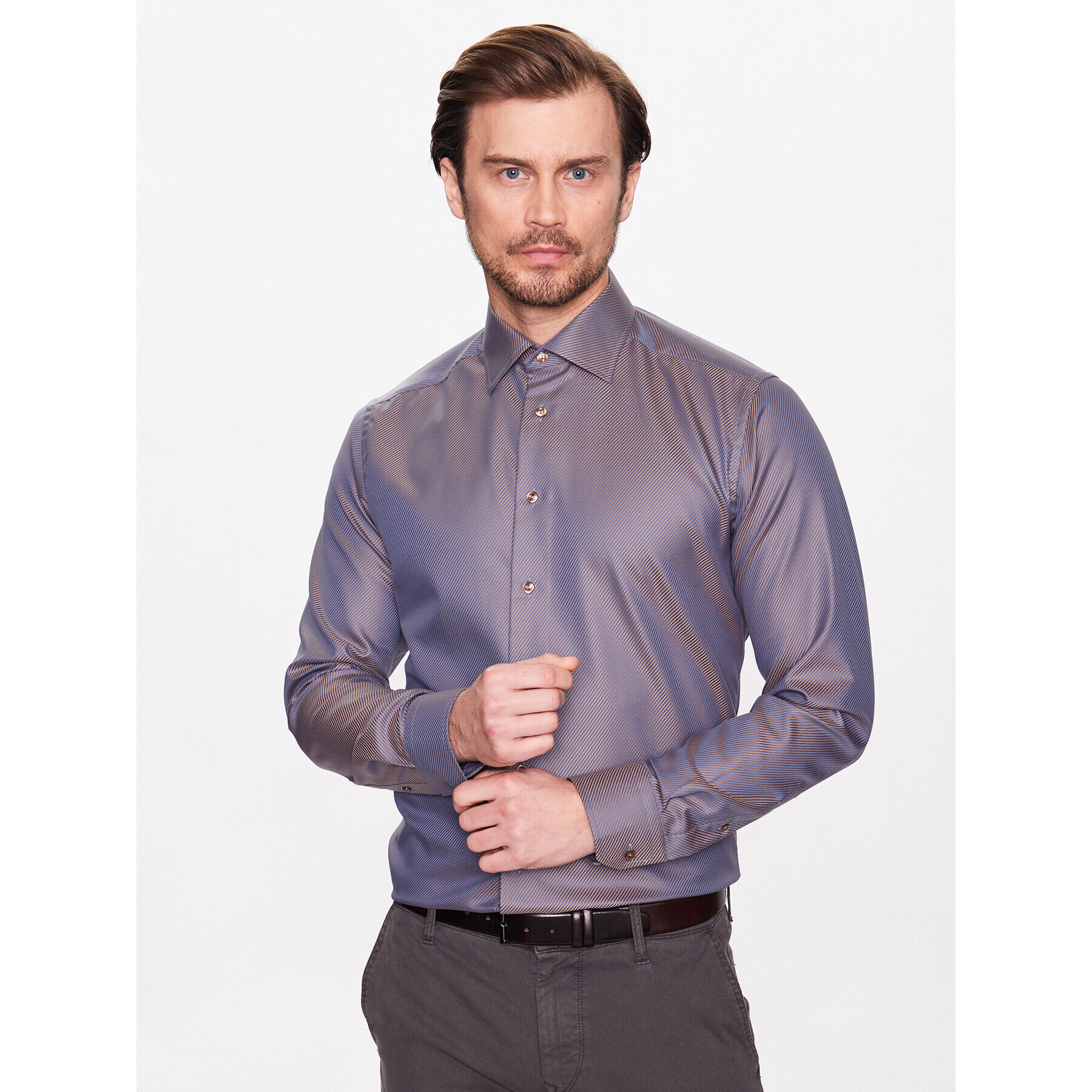 Eton Cămașă 100003928 Maro Slim Fit - Pled.ro