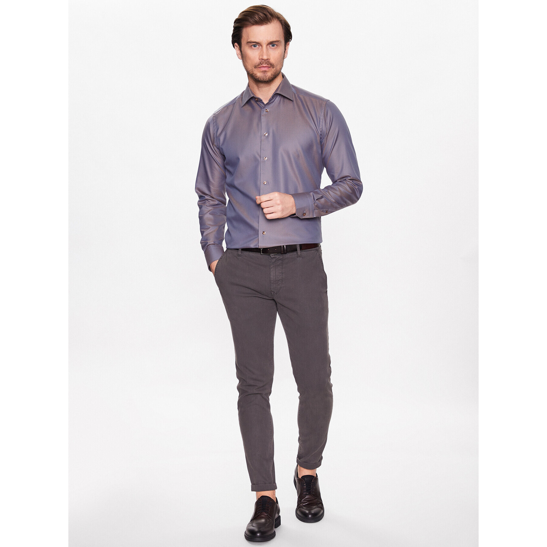 Eton Cămașă 100003928 Maro Slim Fit - Pled.ro