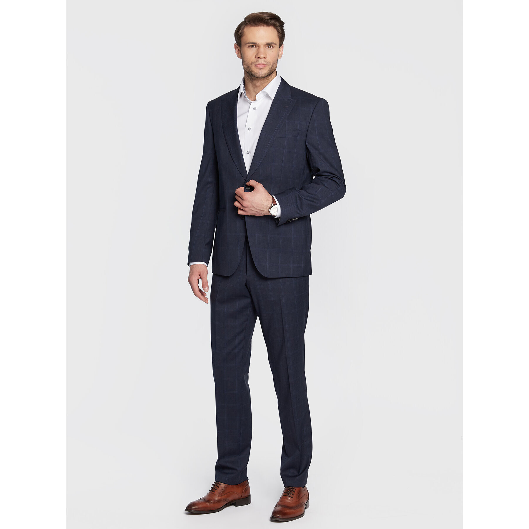 Eton Cămașă 100004052 Alb Slim Fit - Pled.ro