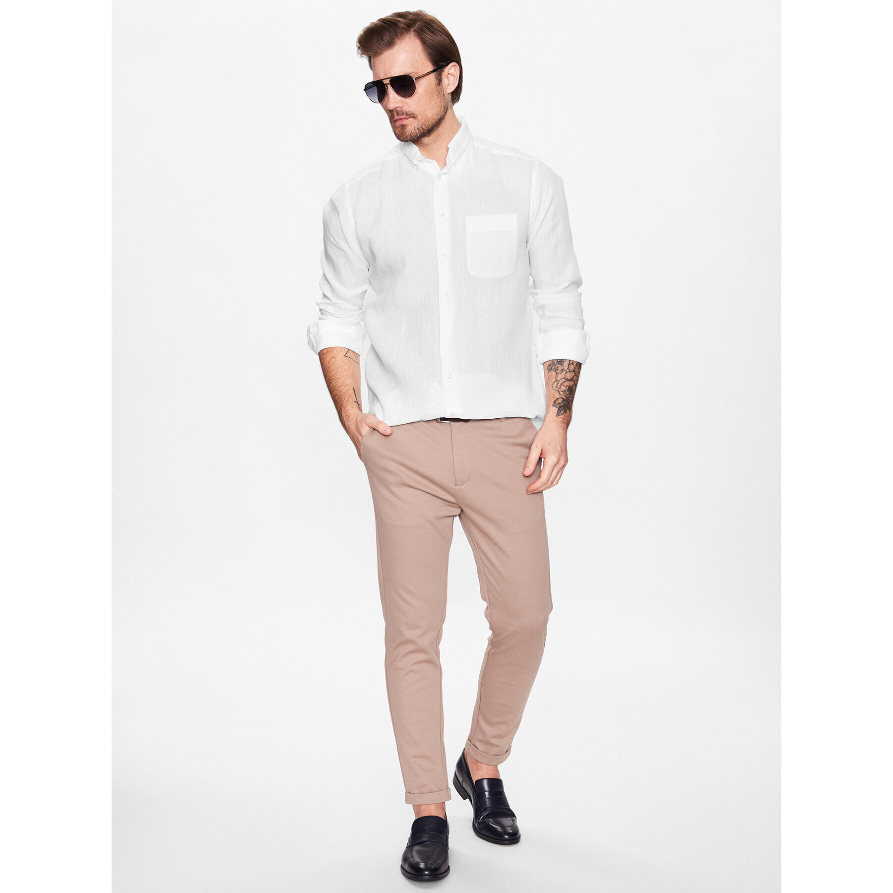 Eton Cămașă 100004200 Alb Slim Fit - Pled.ro