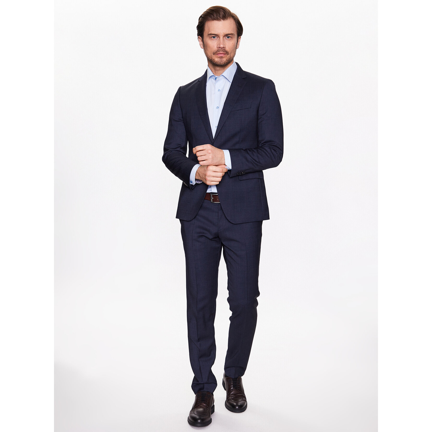 Eton Cămașă 100004489 Alb Slim Fit - Pled.ro