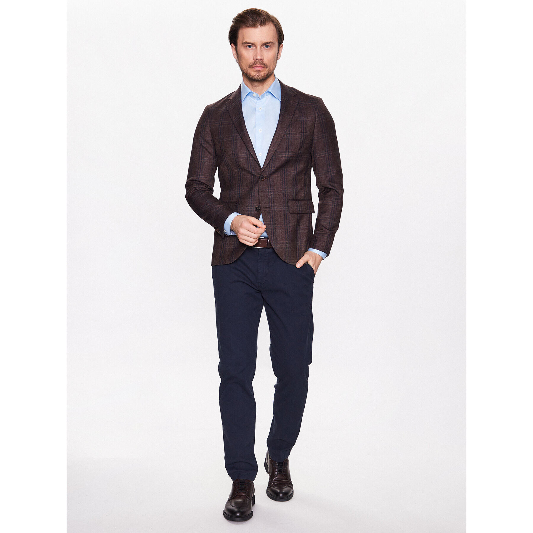 Eton Cămașă 100004489 Albastru Slim Fit - Pled.ro