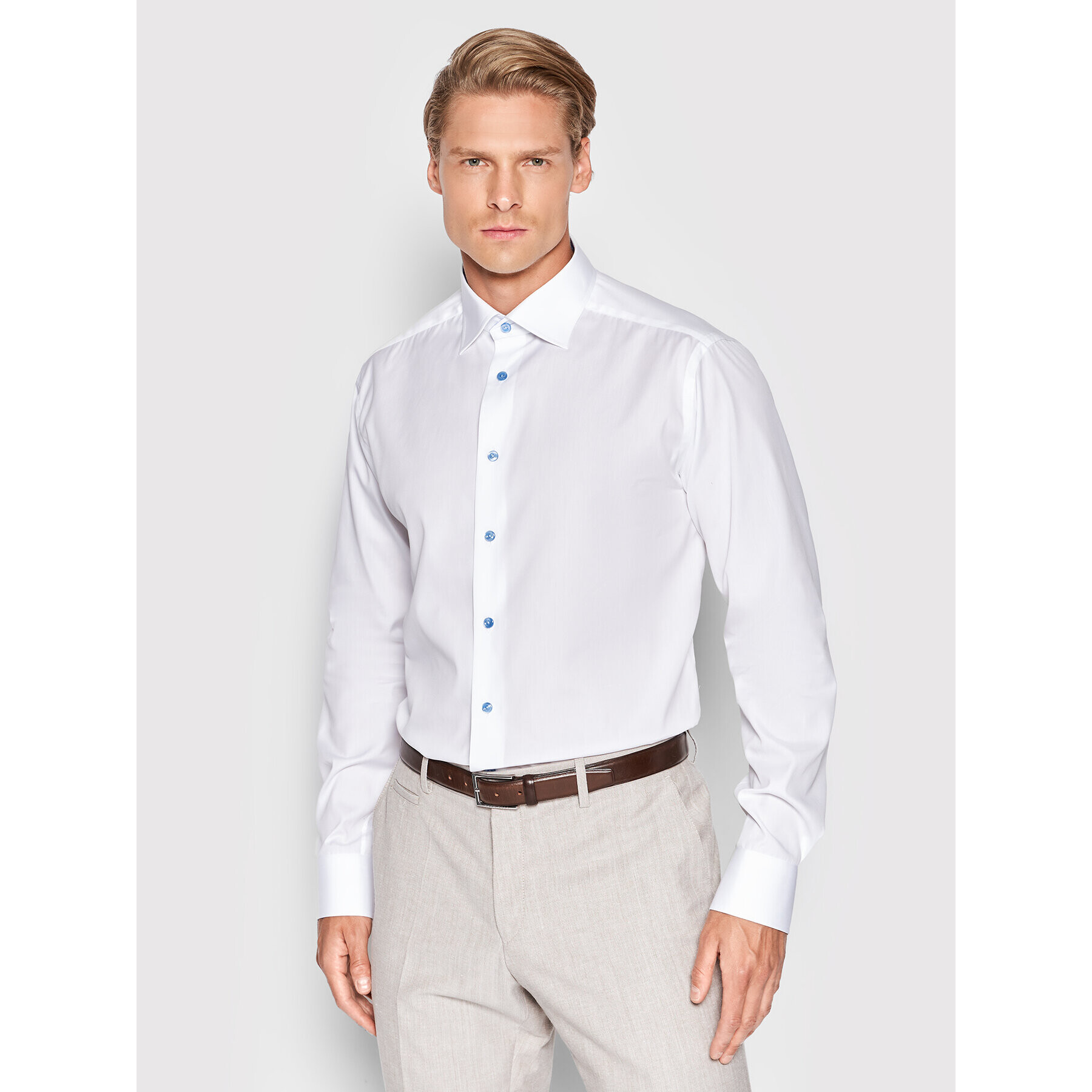 Eton Cămașă 100003813 Alb Slim Fit - Pled.ro