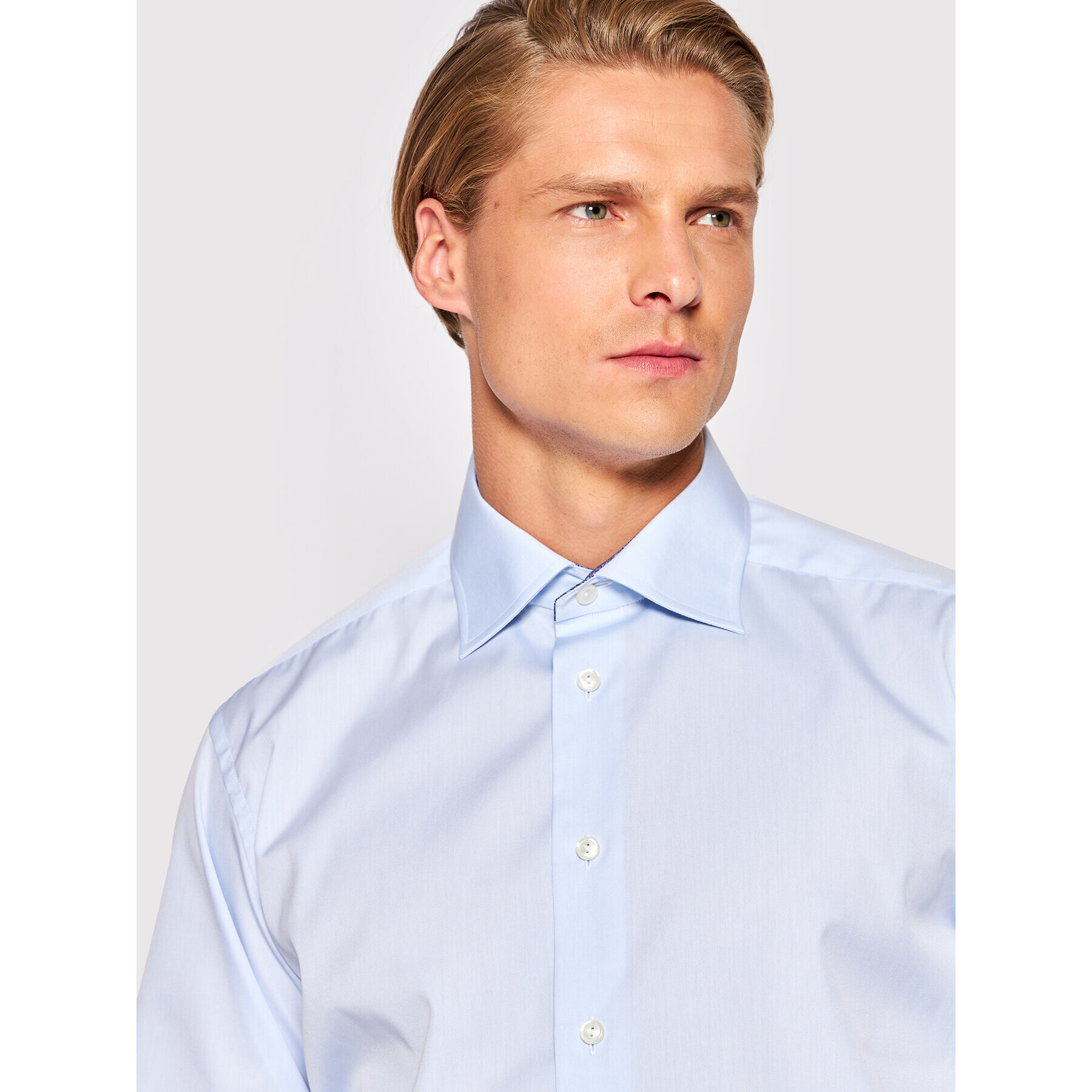 Eton Cămașă 100003813 Albastru Slim Fit - Pled.ro