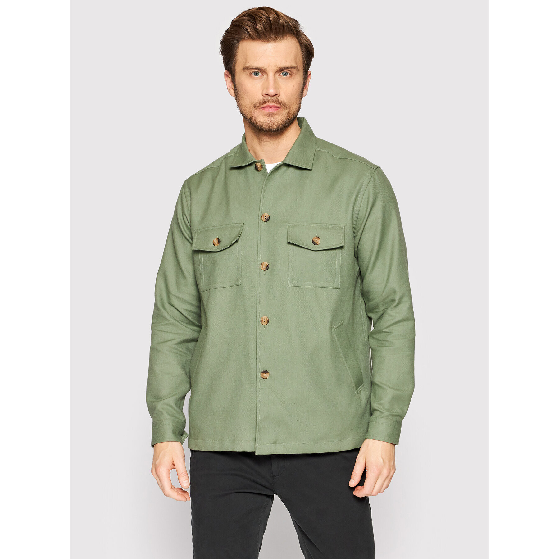 Eton Geacă 100002675 Verde Regular Fit - Pled.ro