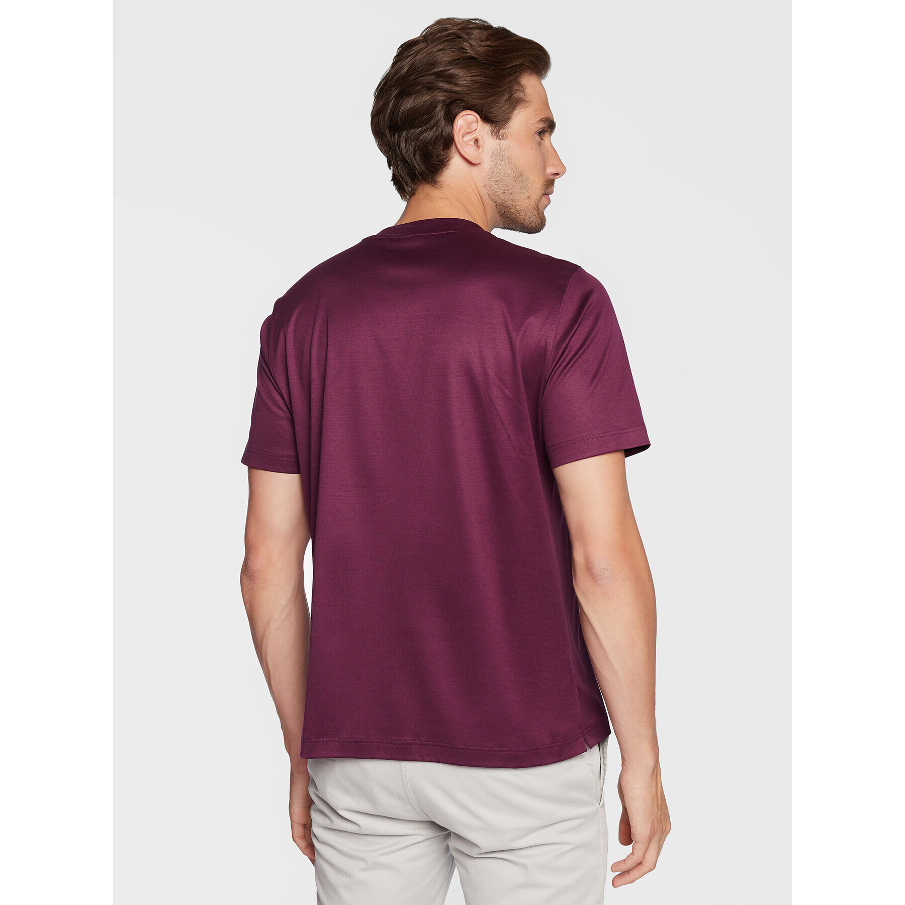 Eton Tricou 100002356 Violet Slim Fit - Pled.ro