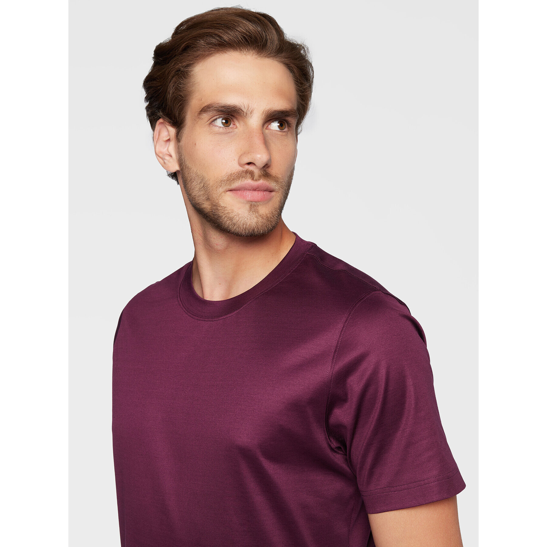 Eton Tricou 100002356 Violet Slim Fit - Pled.ro