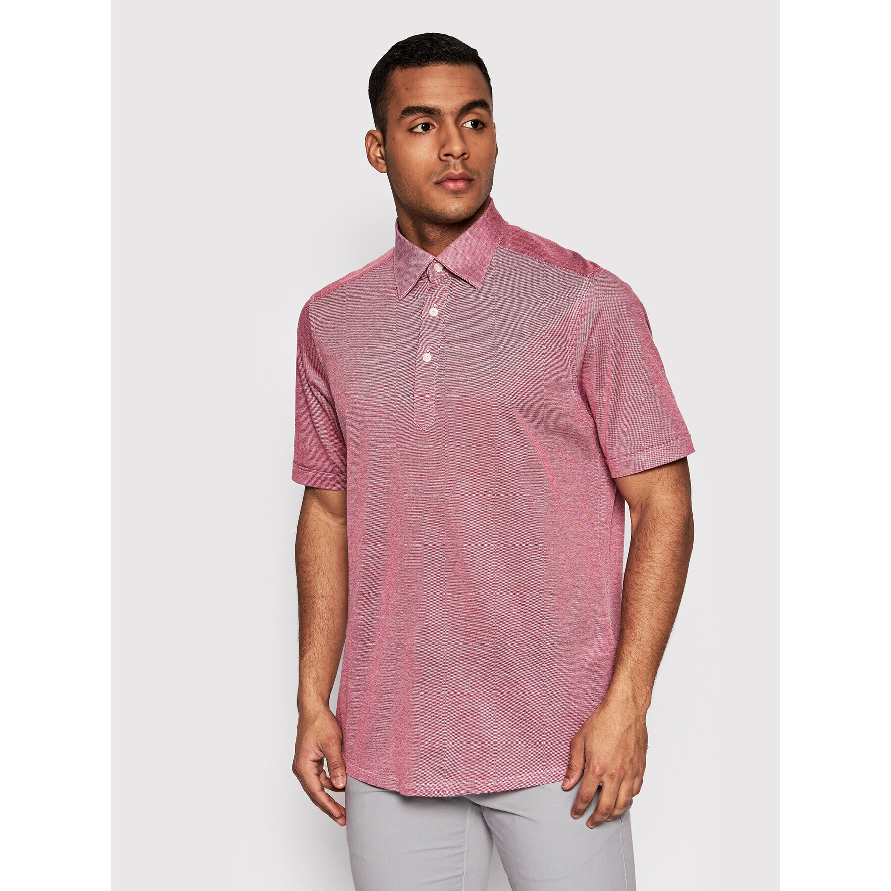 Eton Tricou polo 1000031 Roz Regular Fit - Pled.ro