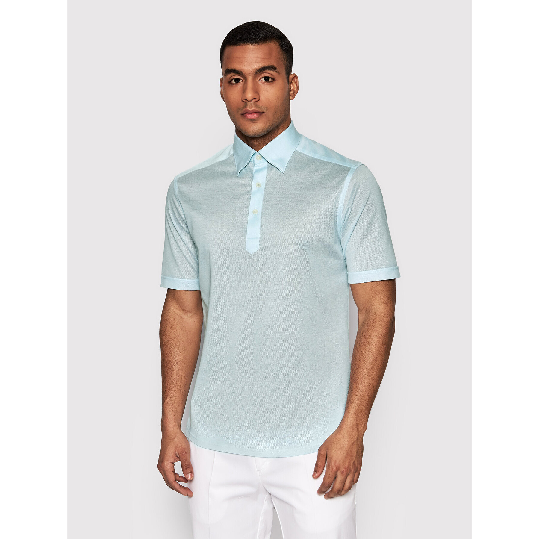 Eton Tricou polo 100003113 Verde Slim Fit - Pled.ro