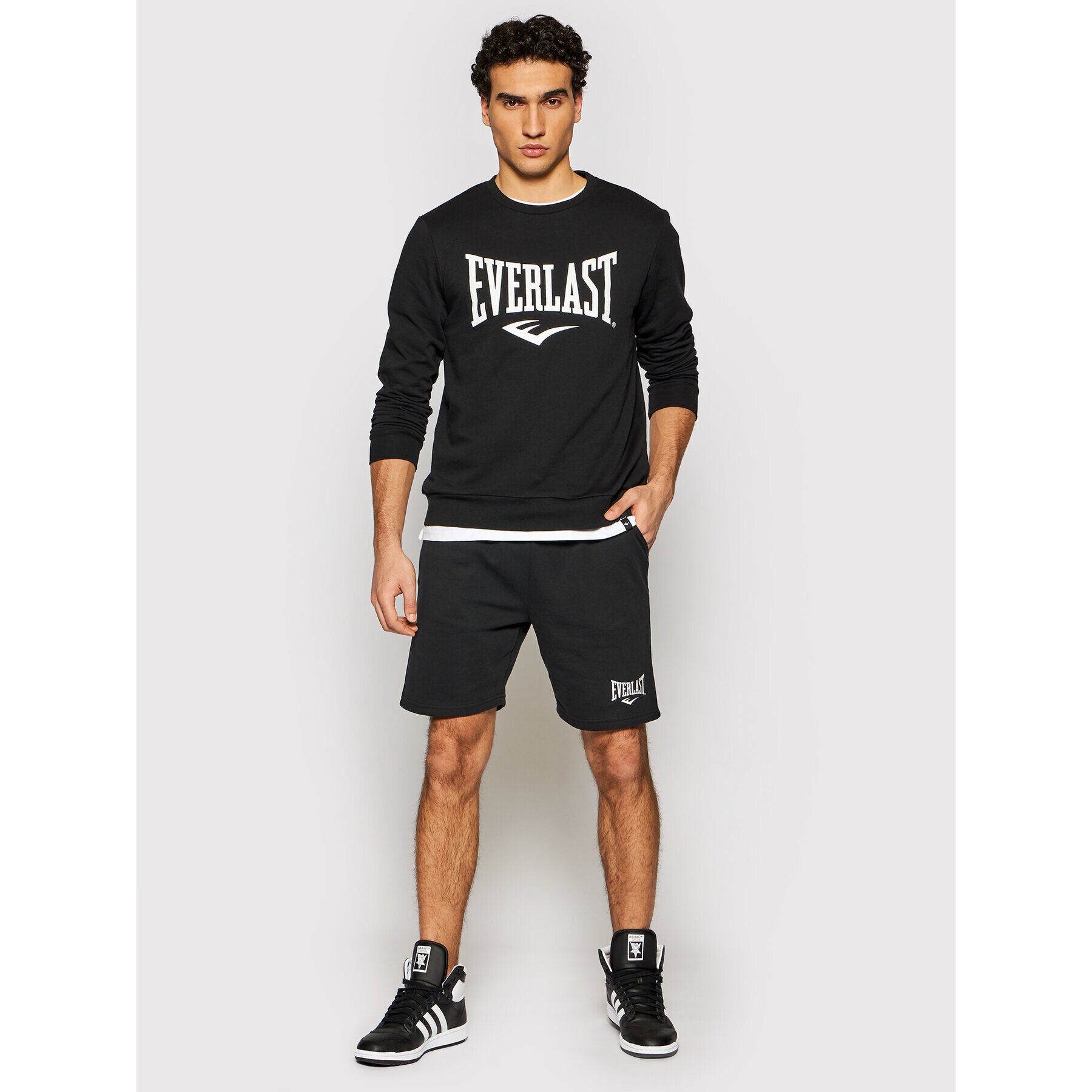 Everlast Bluză 807670-60 Negru Regular Fit - Pled.ro