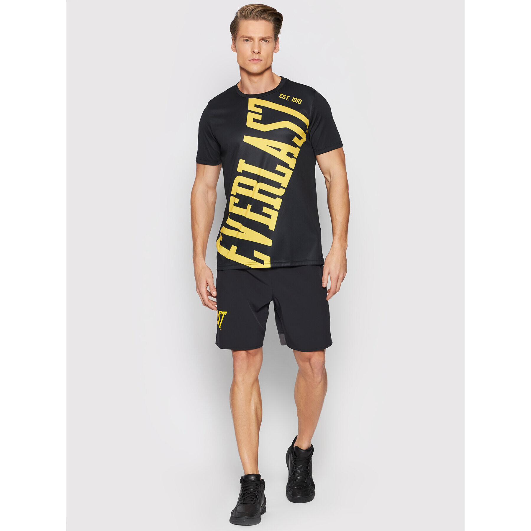 Everlast Pantaloni scurți sport 873920-60 Negru Regular Fit - Pled.ro