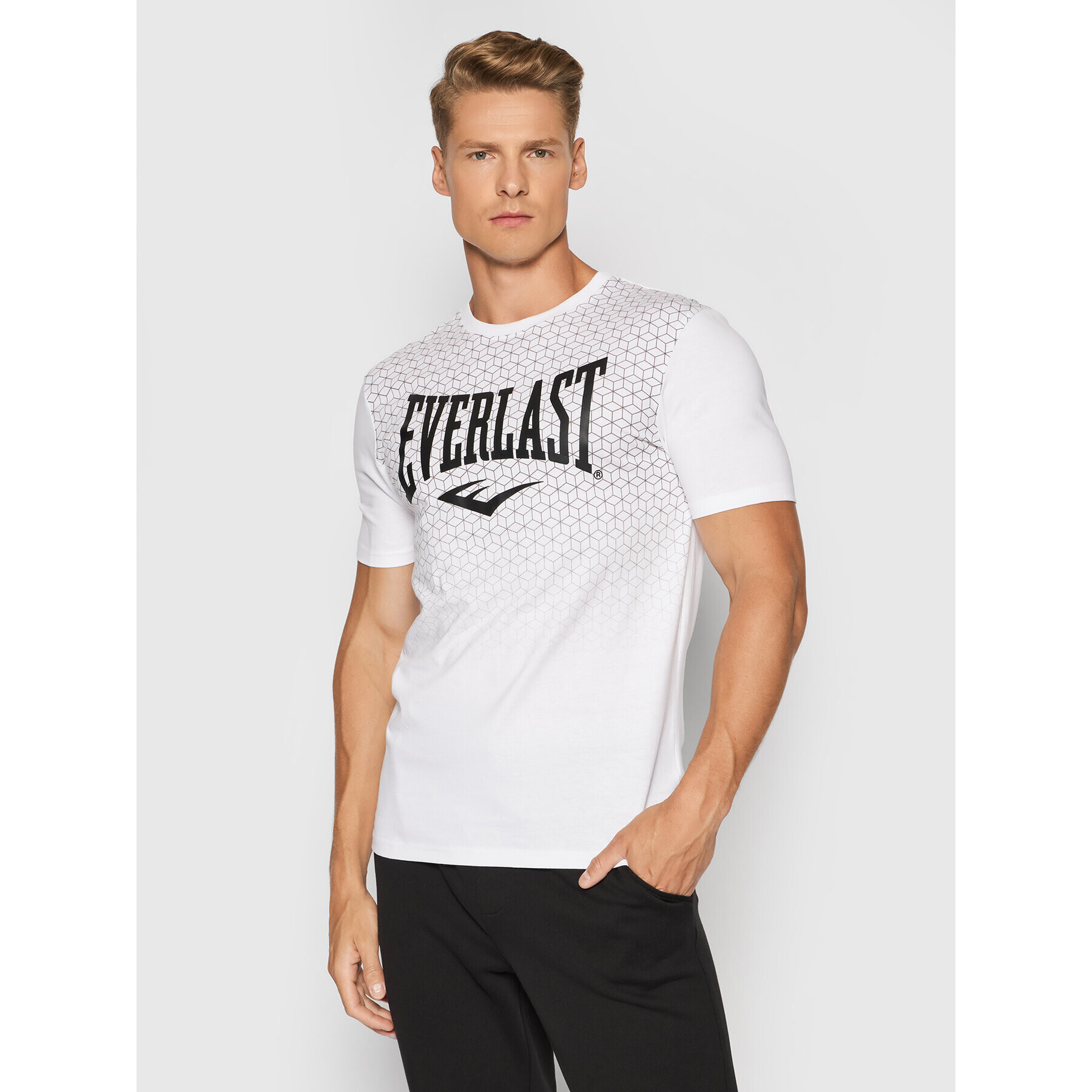 Everlast Tricou 2012717-34 Alb Regular Fit - Pled.ro