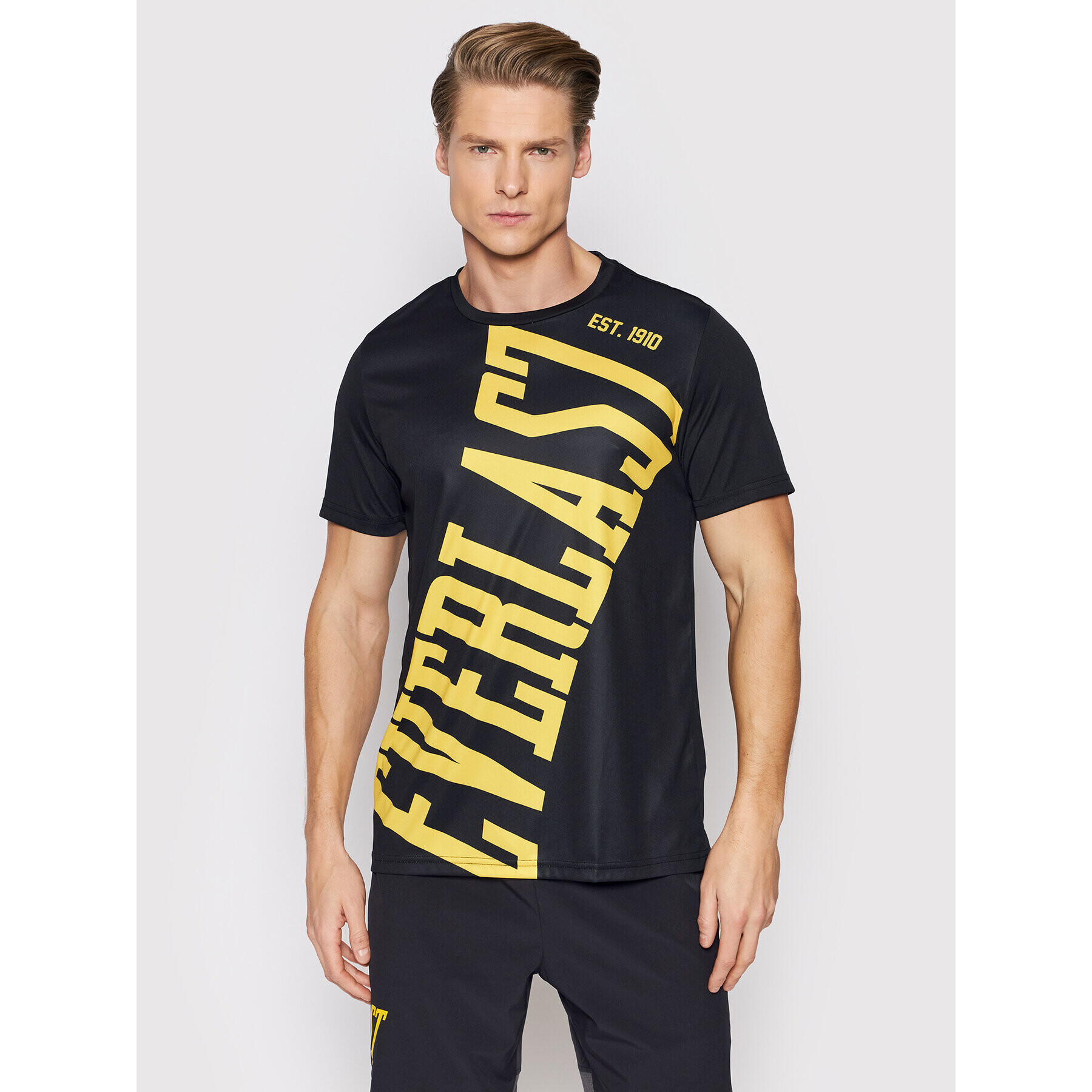 Everlast Tricou 874010-60 Negru Regular Fit - Pled.ro