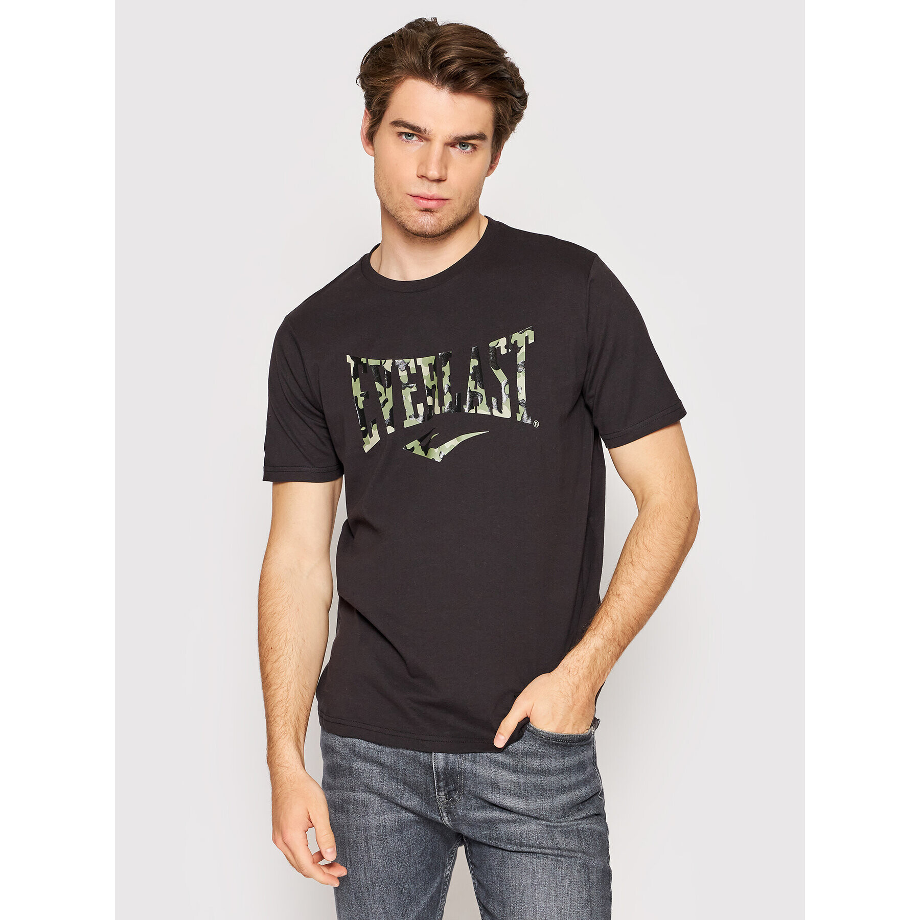 Everlast Tricou 894060-60 Negru Regular Fit - Pled.ro