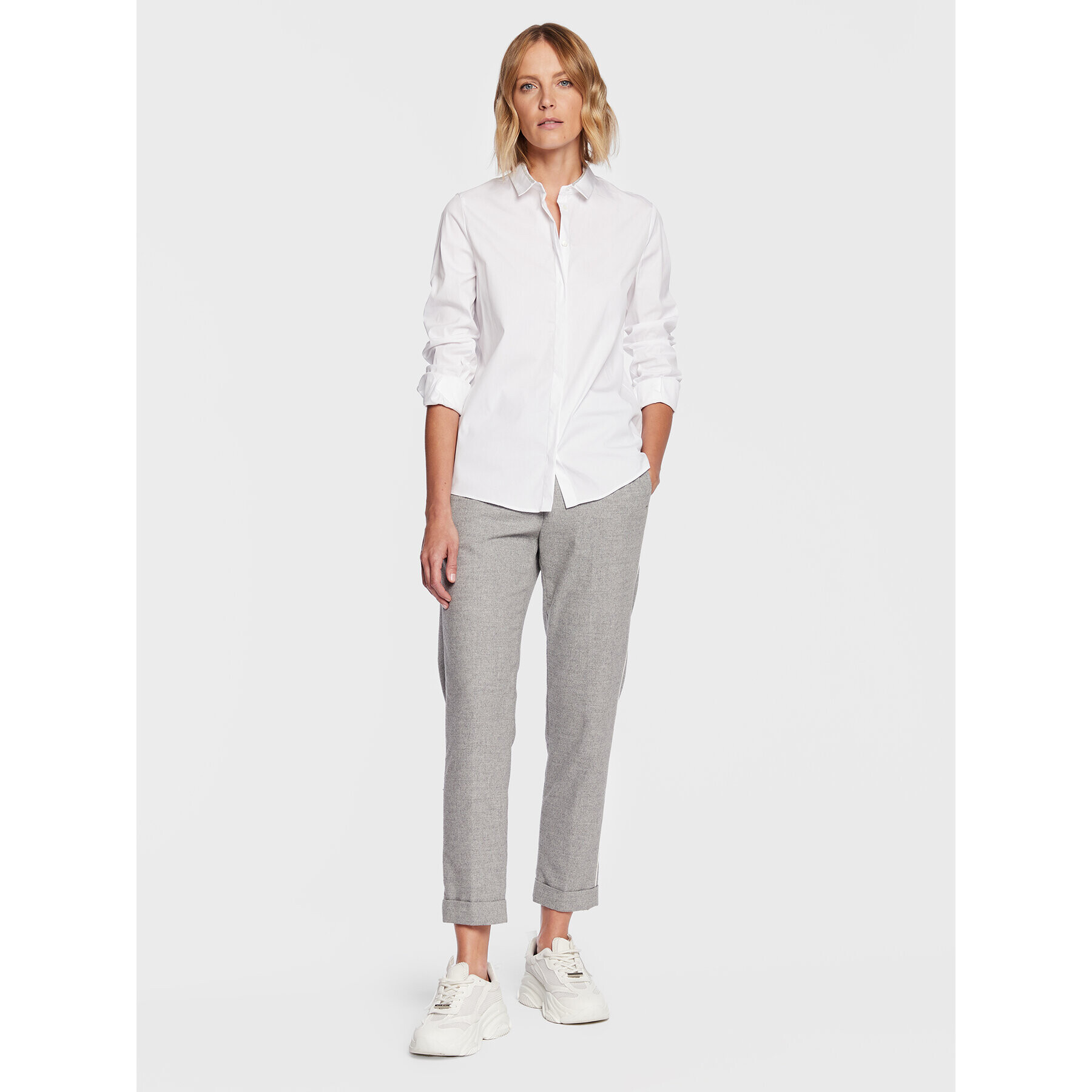 Fabiana Filippi Cămașă CADP04W315 Alb Regular Fit - Pled.ro