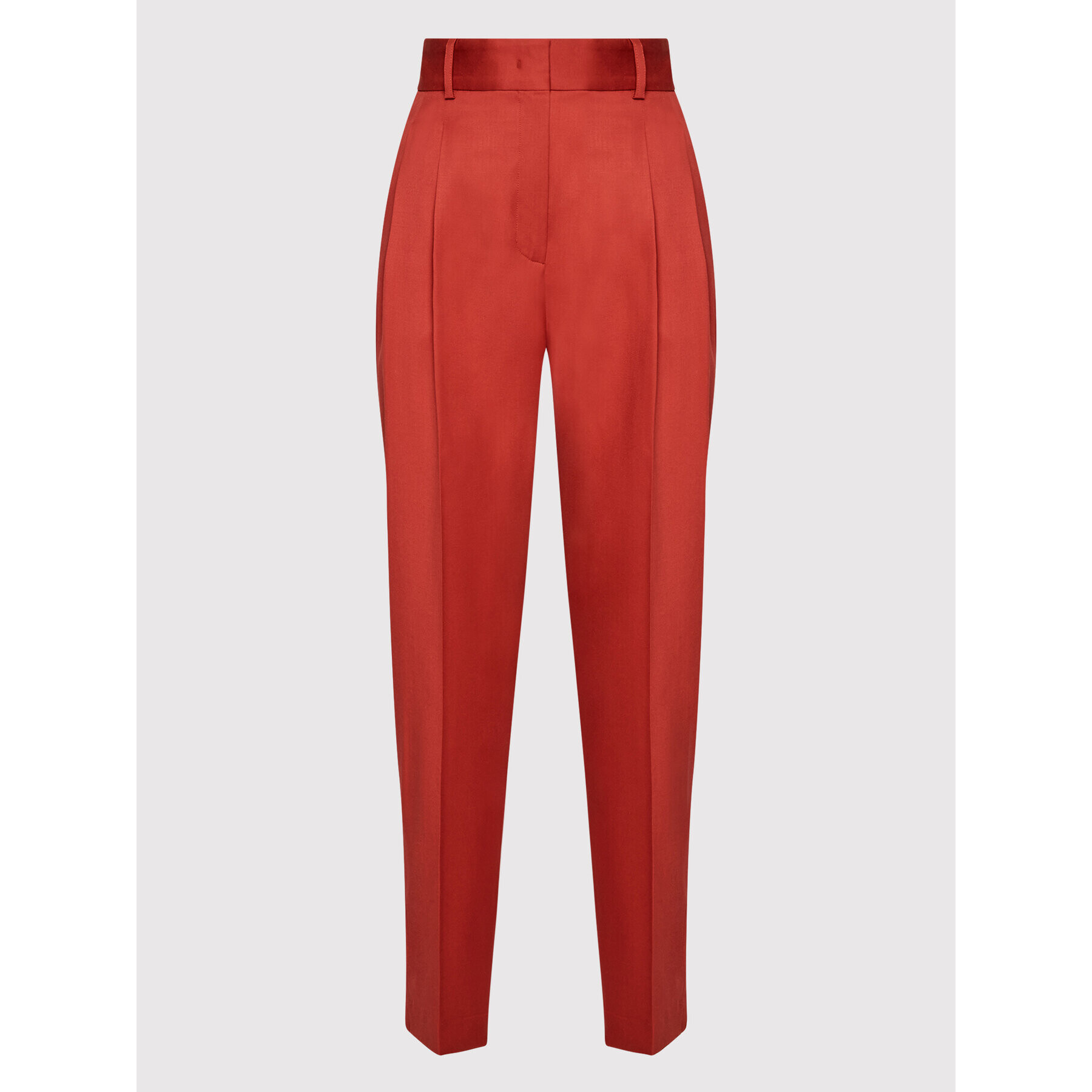 Fabiana Filippi Pantaloni chino PAD272W355 Roșu Regular Fit - Pled.ro