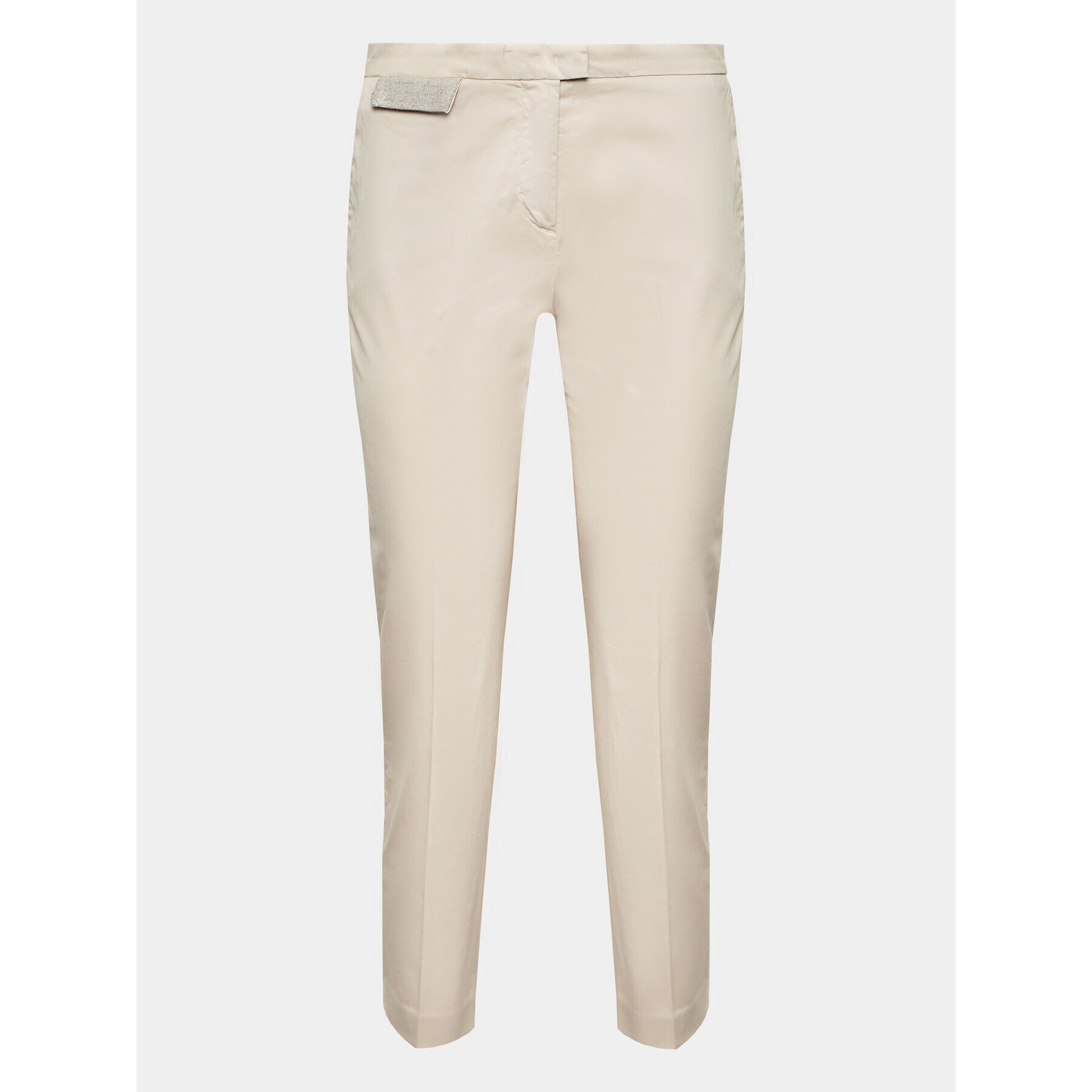 Fabiana Filippi Pantaloni din material PADP02W365 Gri Regular Fit - Pled.ro