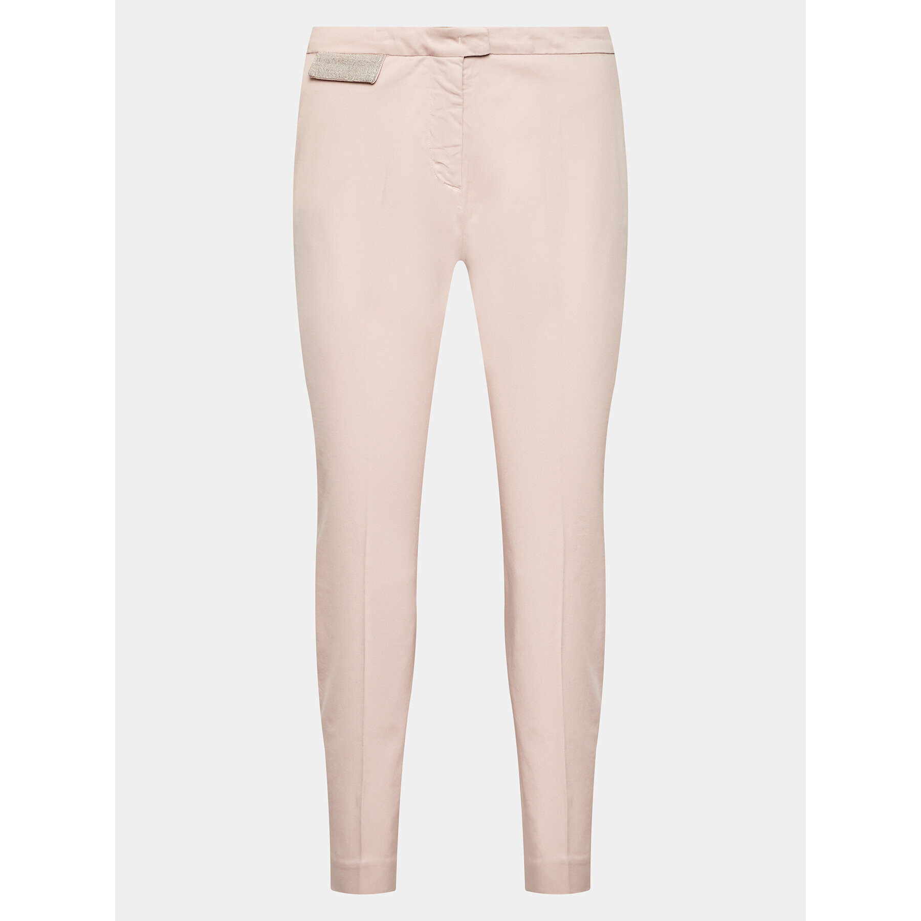 Fabiana Filippi Pantaloni din material PADP02W365 Roz Regular Fit - Pled.ro