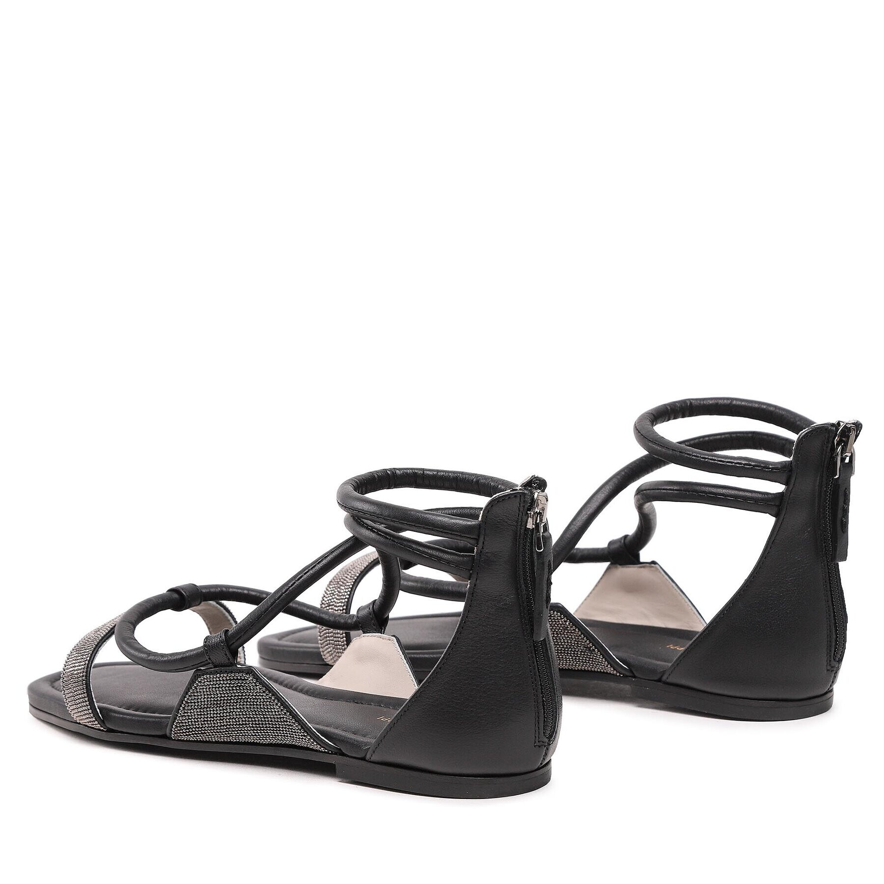 Fabiana Filippi Sandale ASD273A946 Negru - Pled.ro