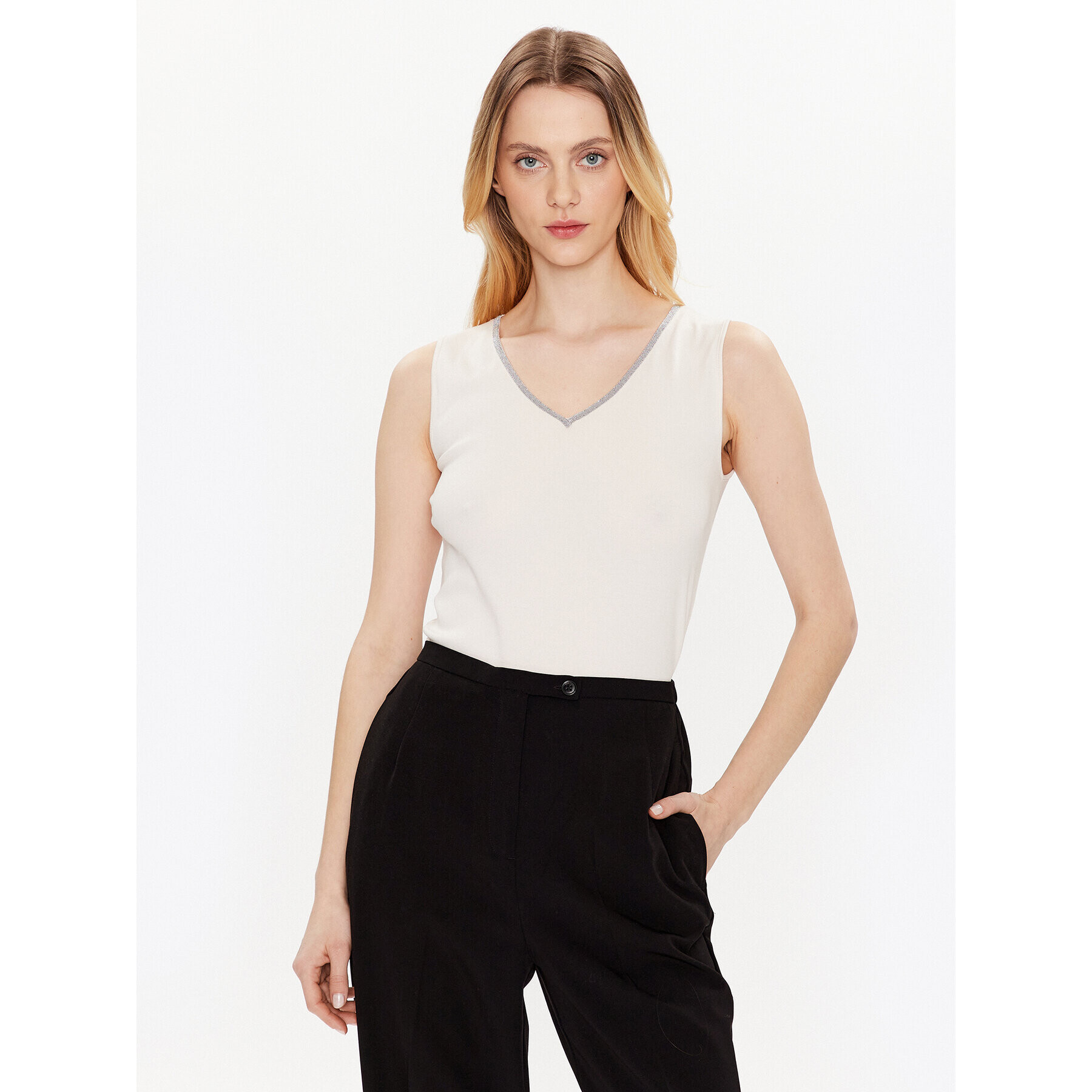 Fabiana Filippi Top JED273B556 Roz Regular Fit - Pled.ro