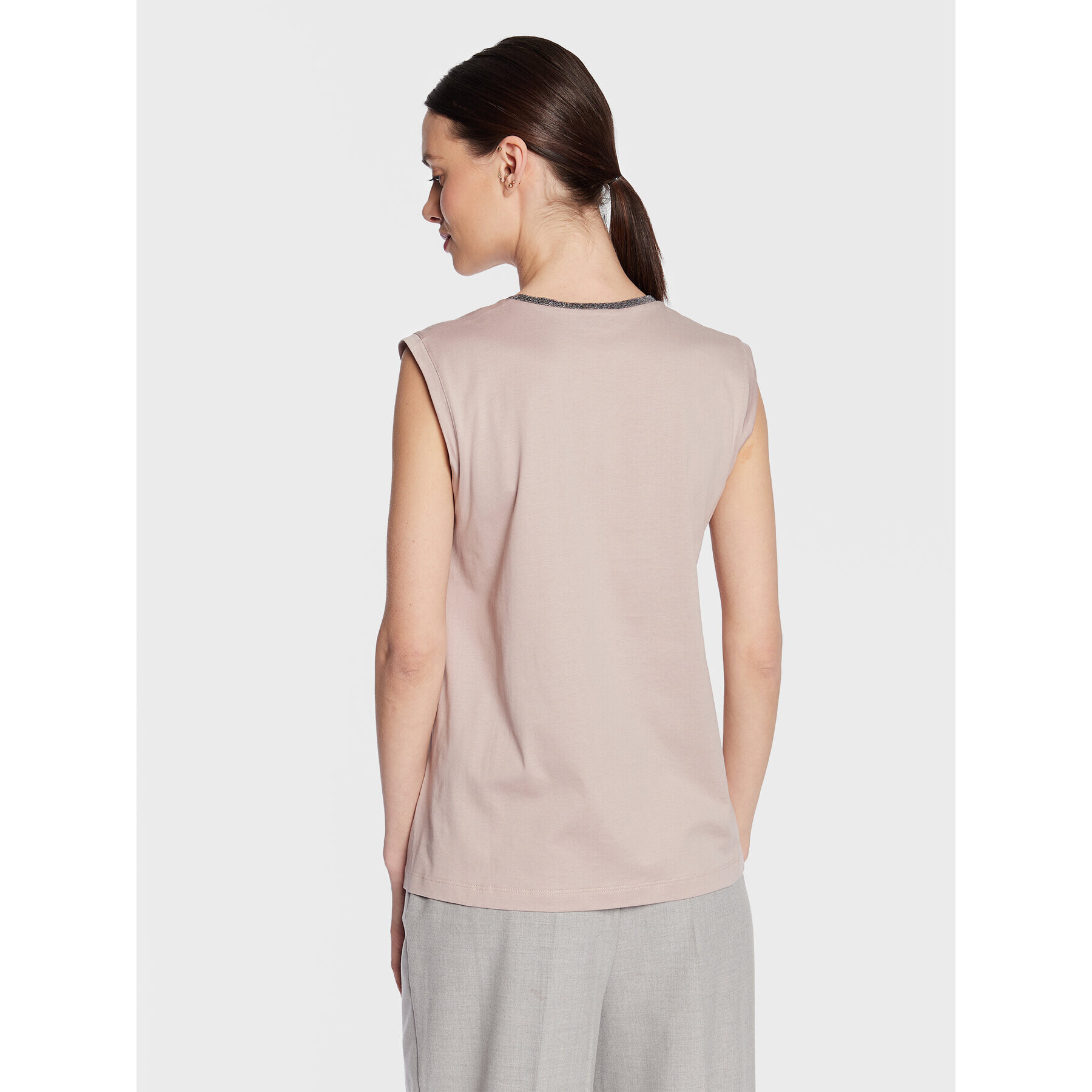 Fabiana Filippi Top JED273W138 Roz Regular Fit - Pled.ro