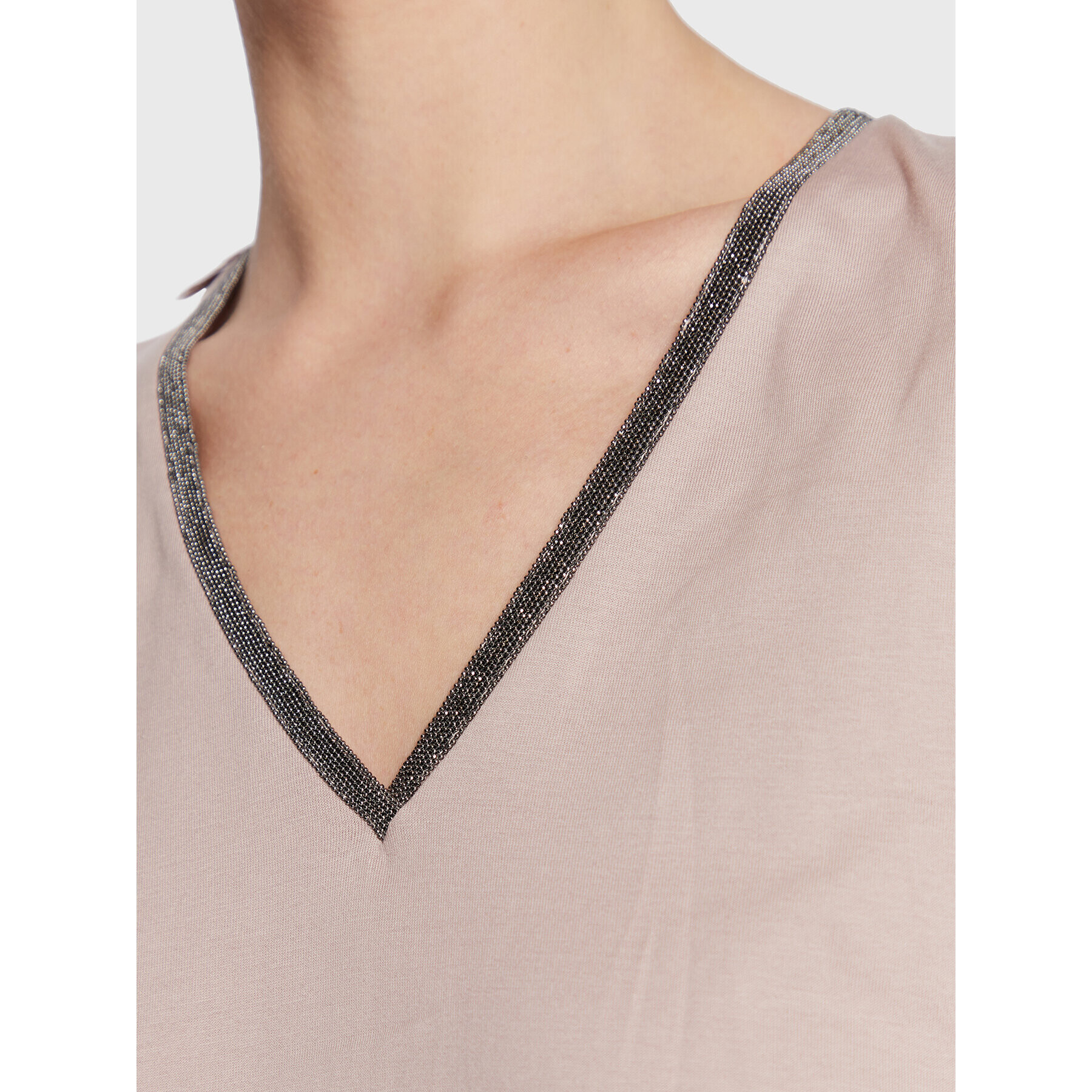 Fabiana Filippi Top JED273W138 Roz Regular Fit - Pled.ro