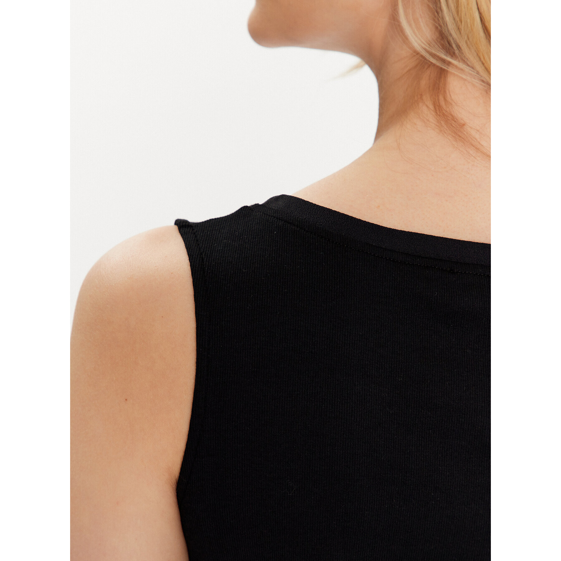 Fabiana Filippi Top JED273W150 Negru Regular Fit - Pled.ro