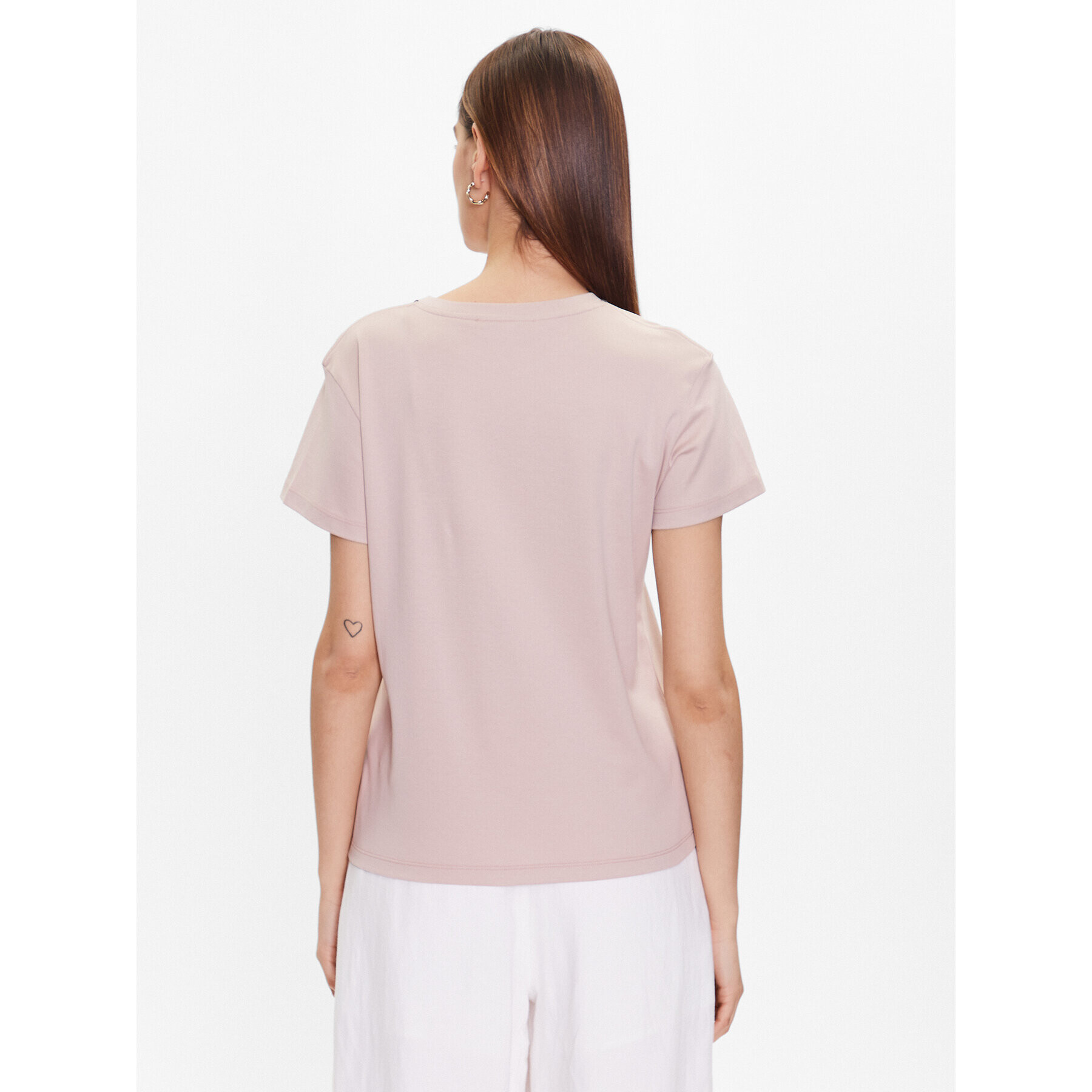 Fabiana Filippi Tricou JED273W126 Roz Regular Fit - Pled.ro