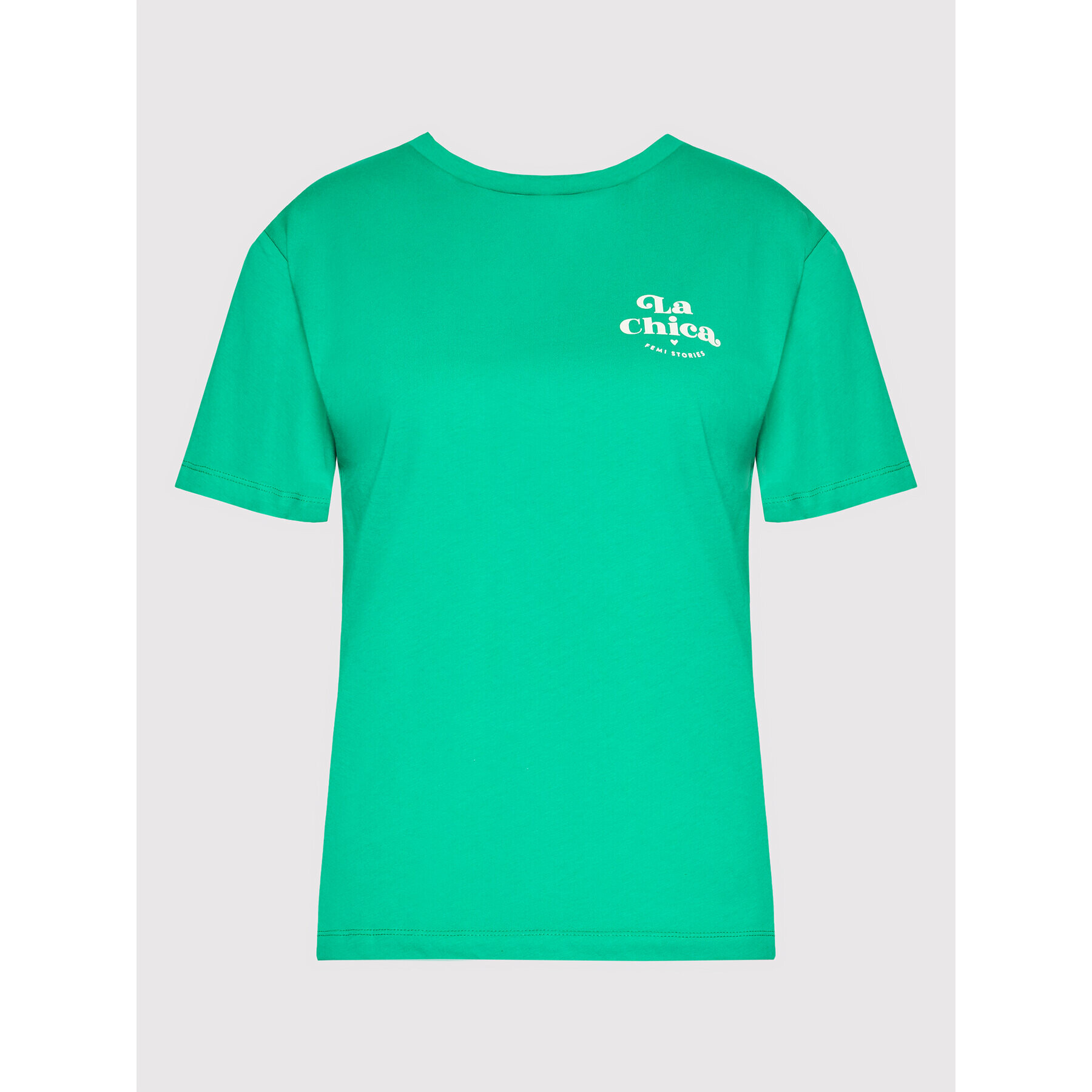 Femi Stories Tricou Manuel Verde Regular Fit - Pled.ro