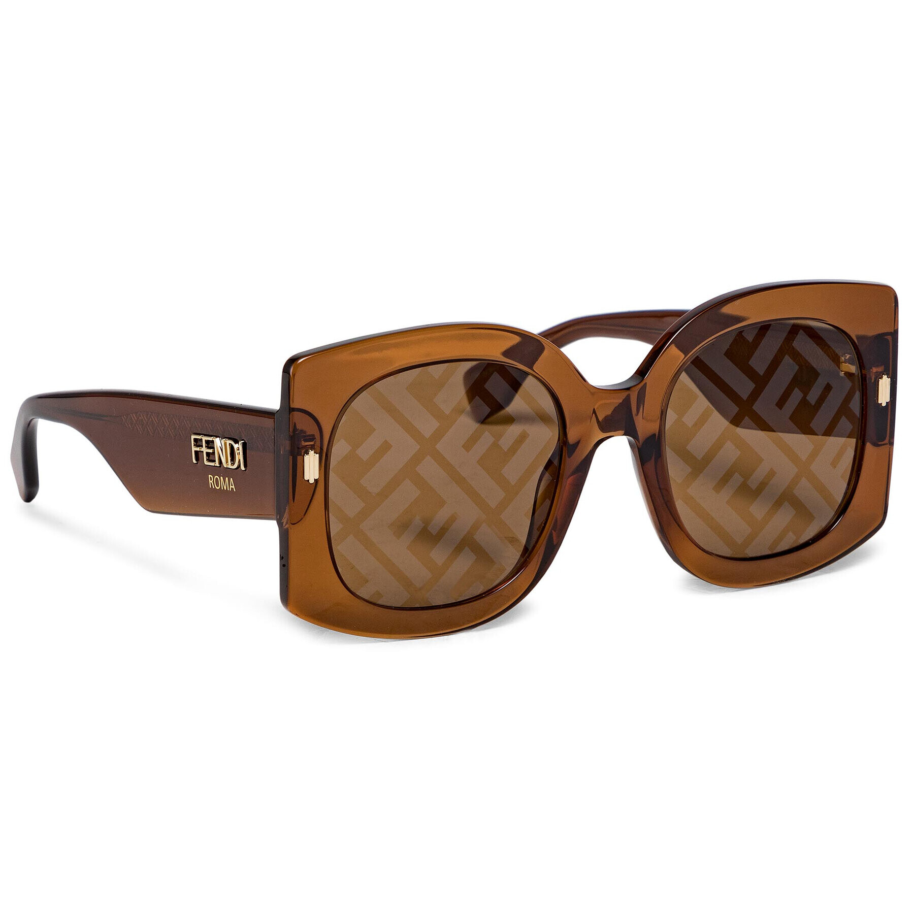 Fendi Ochelari de soare FF 0436/G/S Maro - Pled.ro